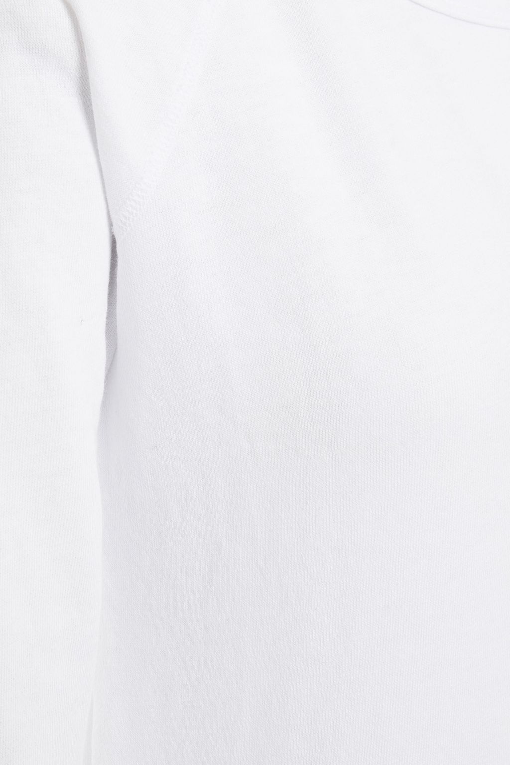 JAMES PERSE Supima French cotton-terry mini dress