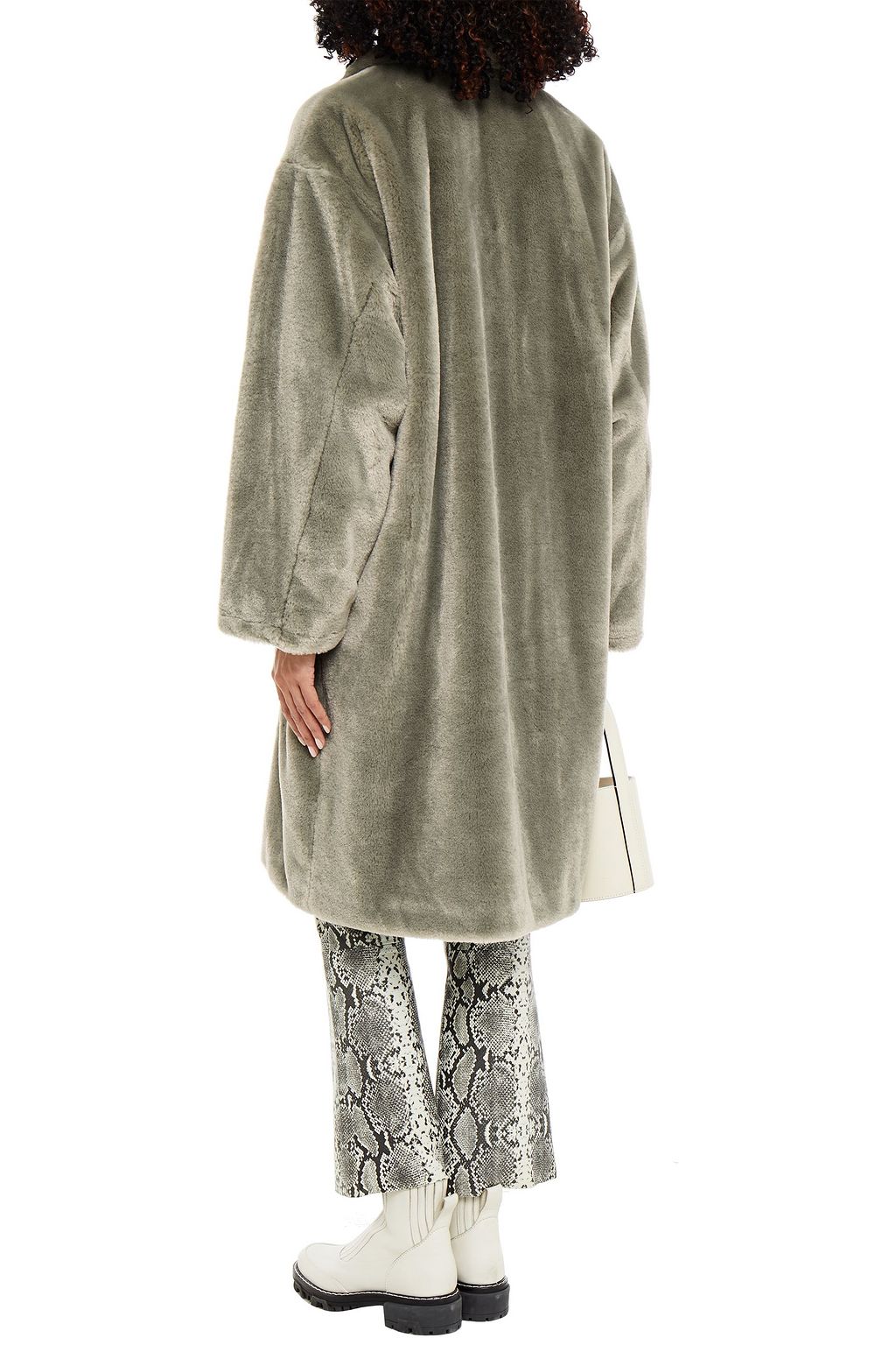 STAND STUDIO Oversized faux fur coat
