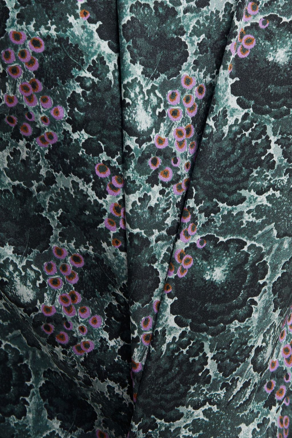HOFMANN COPENHAGEN Alice printed silk-blend satin top