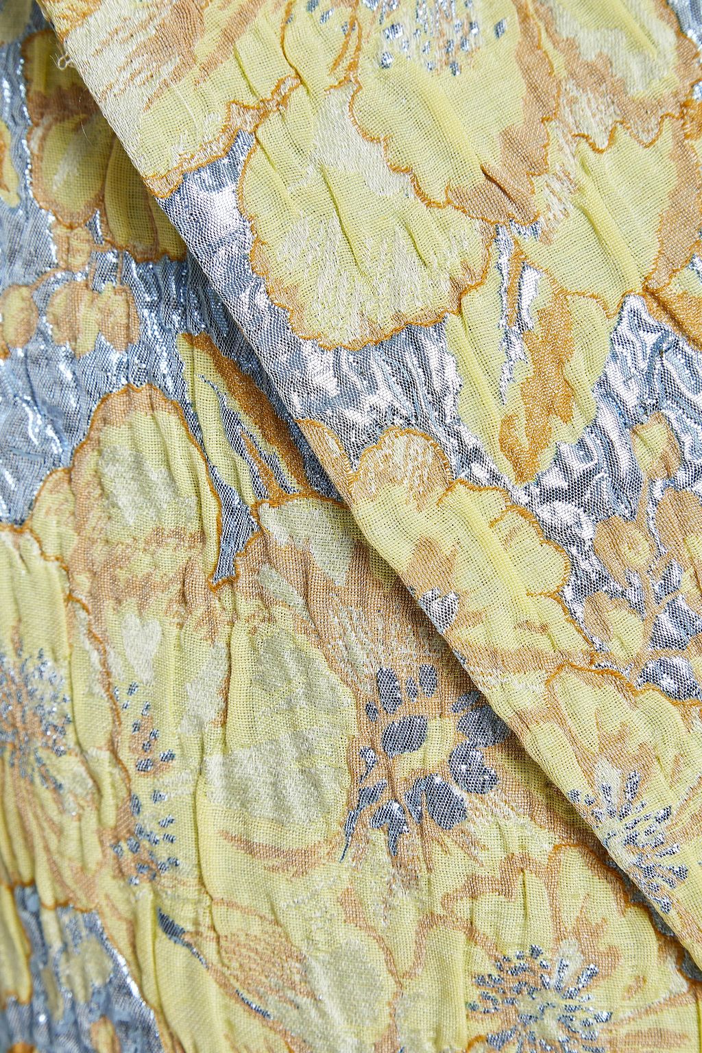 HOFMANN COPENHAGEN Daria double-breasted metallic brocade blazer