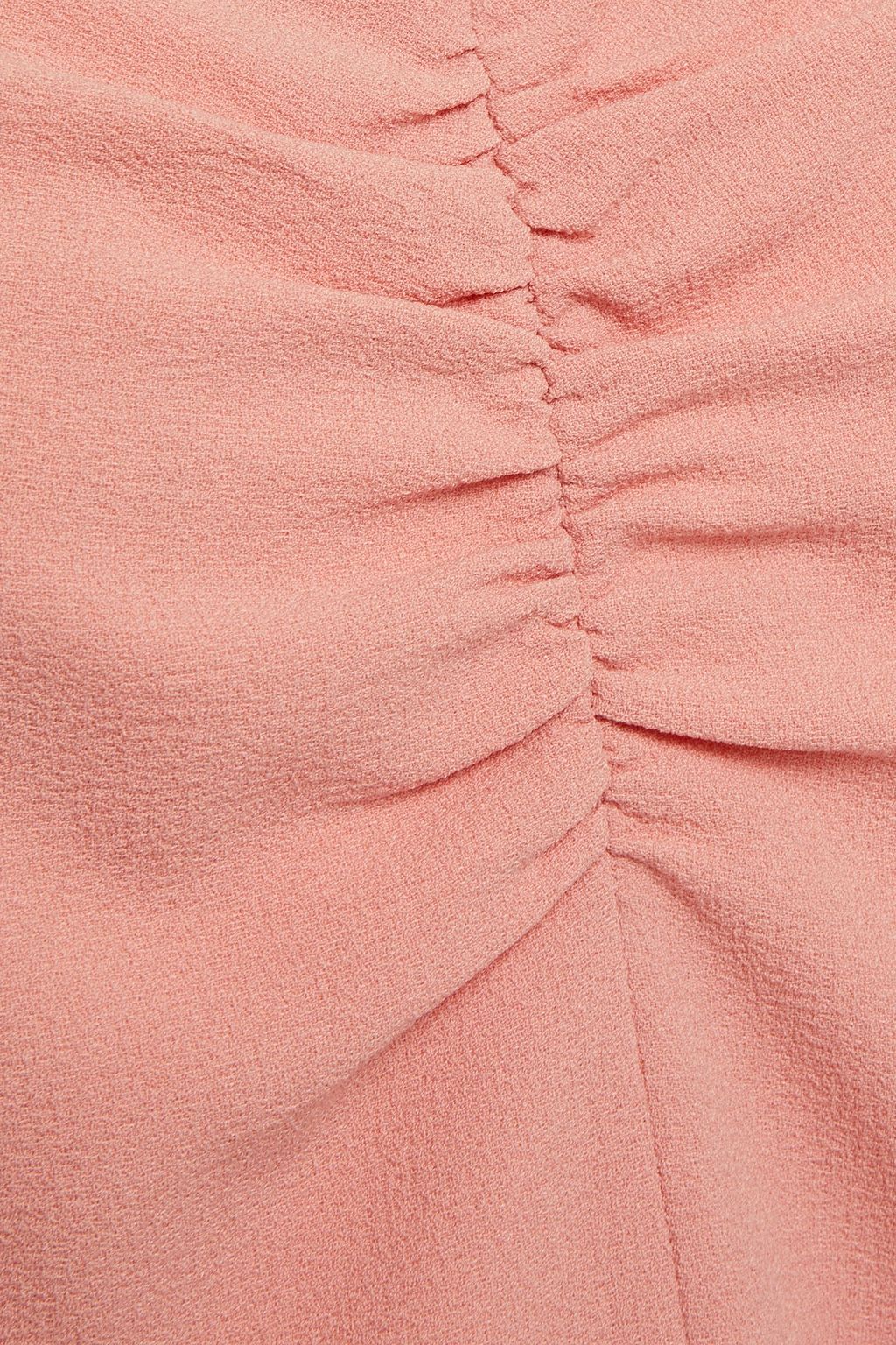 HOFMANN COPENHAGEN Mira ruched crepe blouse