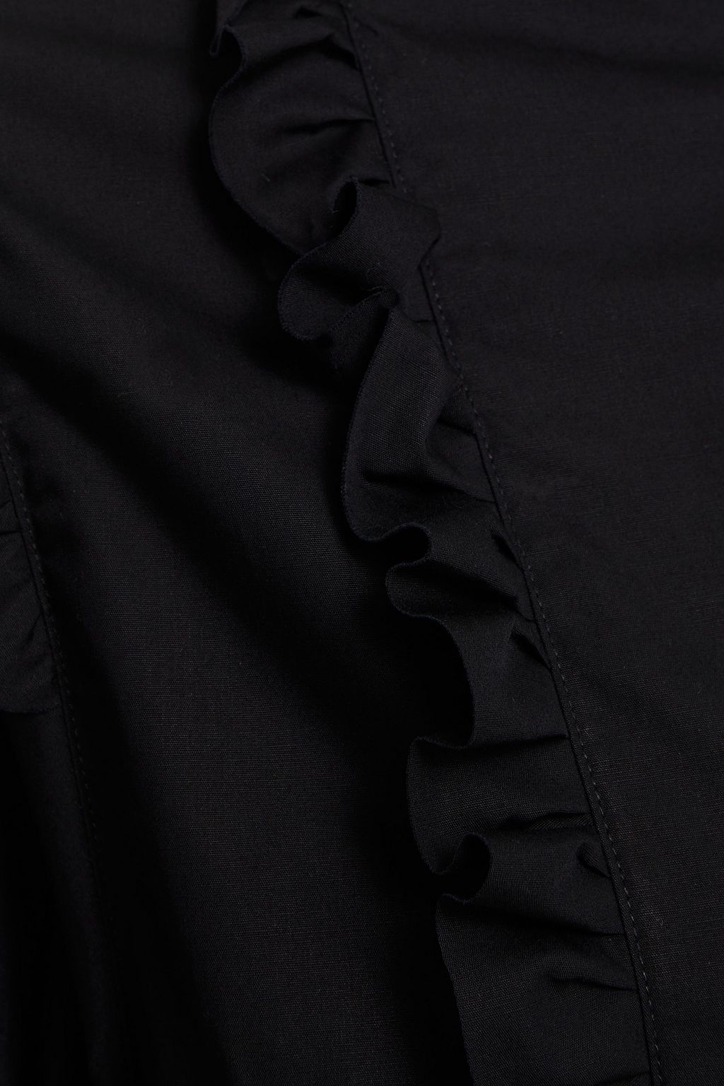 MARQUES' ALMEIDA Ruffled cotton-poplin shirt