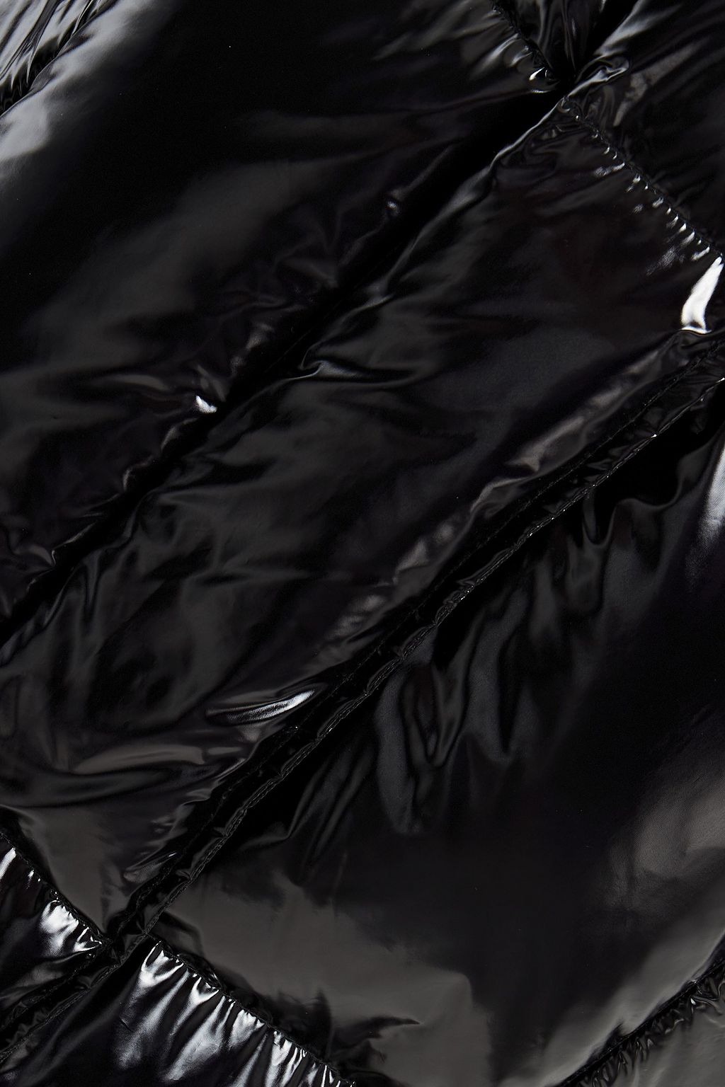 STAND STUDIO Quilted glossed-shell coat