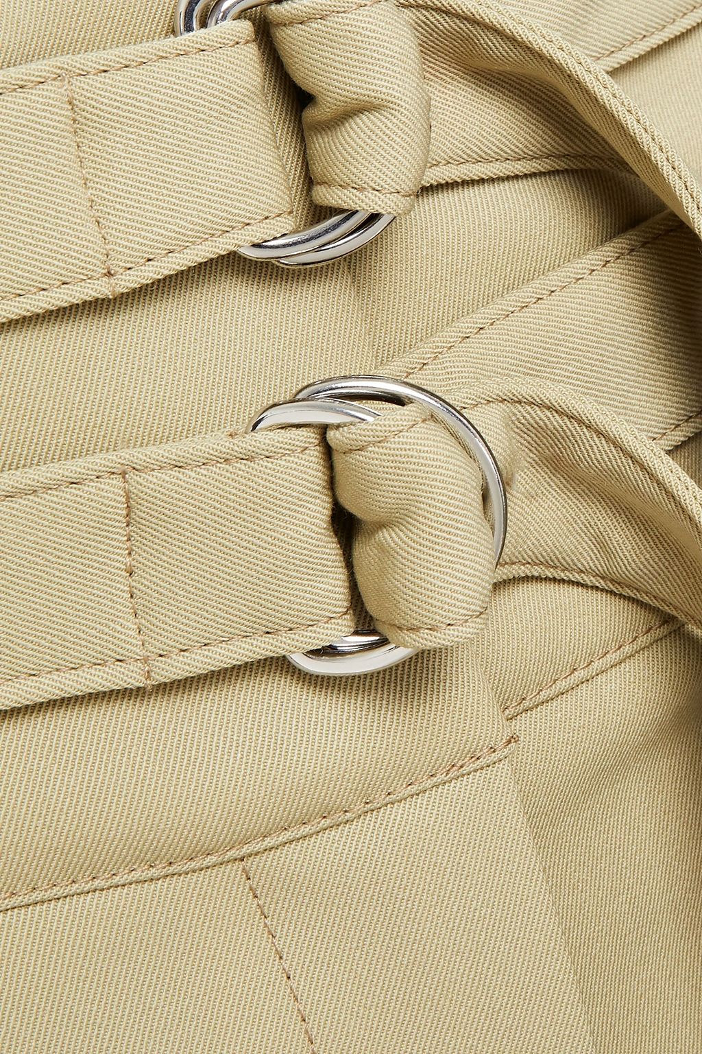 PROENZA SCHOULER Belted wool-blend twill tapered pants
