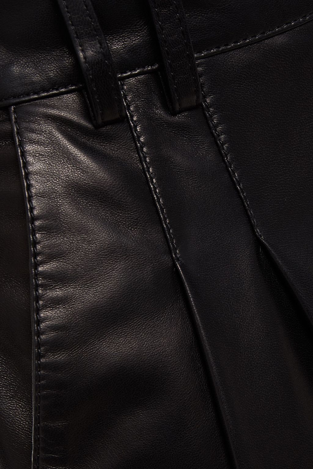 PROENZA SCHOULER Karottenhose aus Leder mit Bindedetail