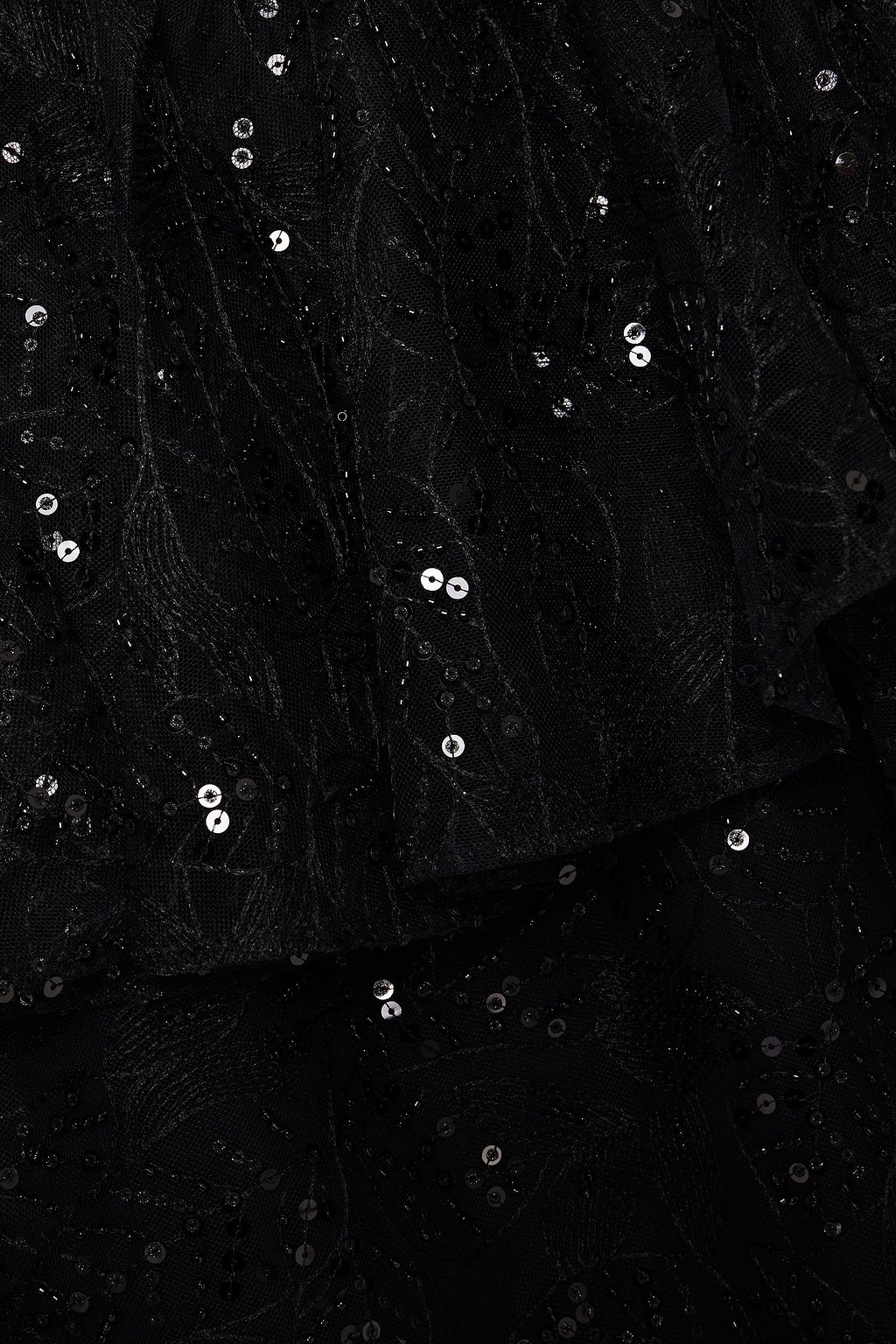 ROTATE BIRGER CHRISTENSEN Off-the-shoulder embellished embroidered tulle mini dress