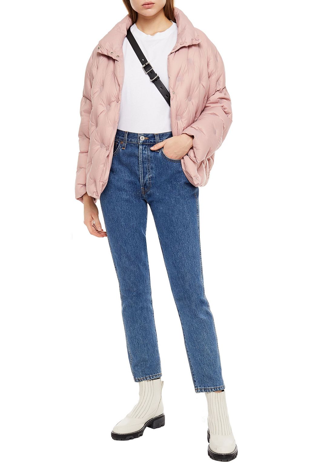 STAND STUDIO Sarah quilted shell jacket