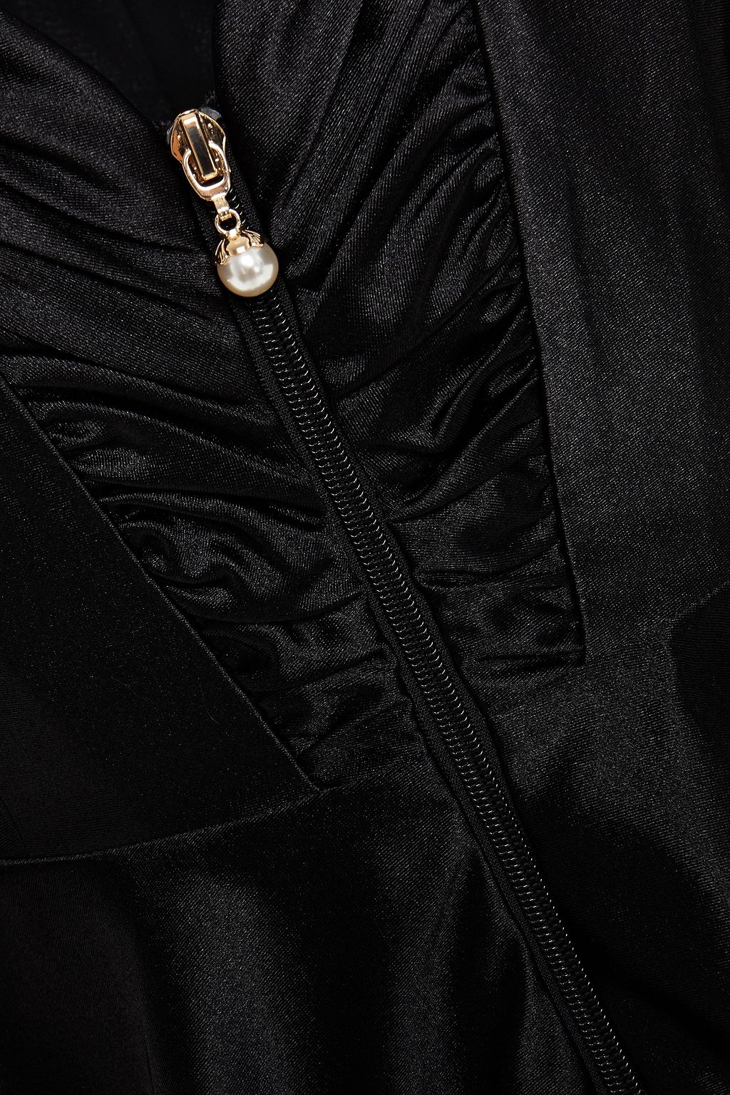 ROTATE BIRGER CHRISTENSEN Annie ruched satin blouse