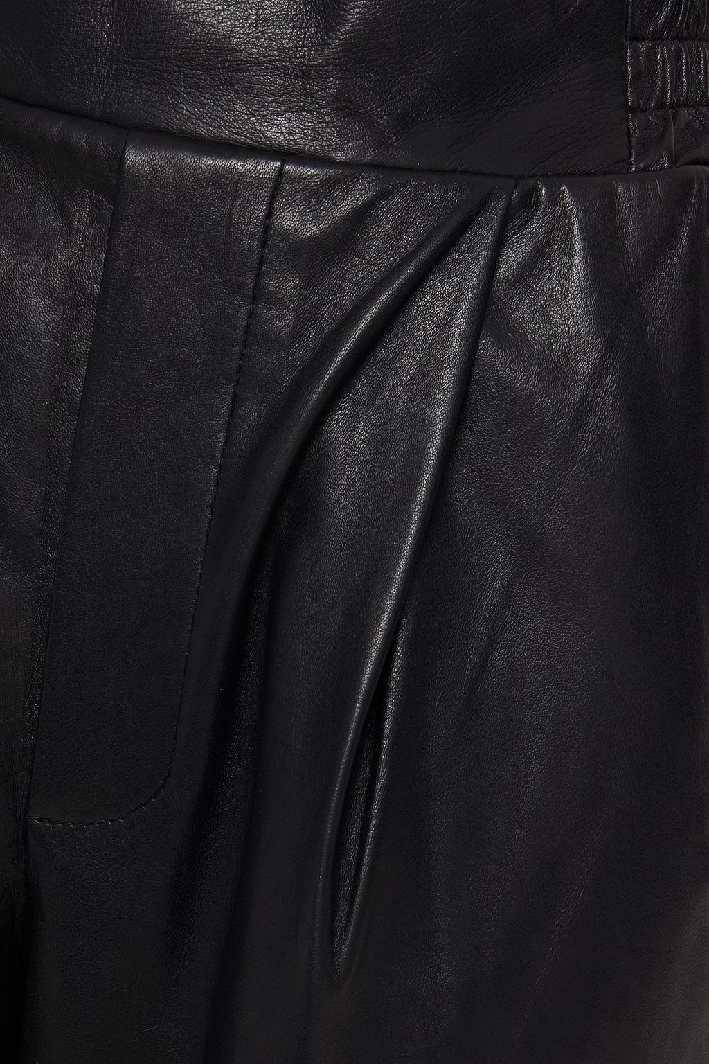 REMAIN BIRGER CHRISTENSEN Leather wide-leg pants