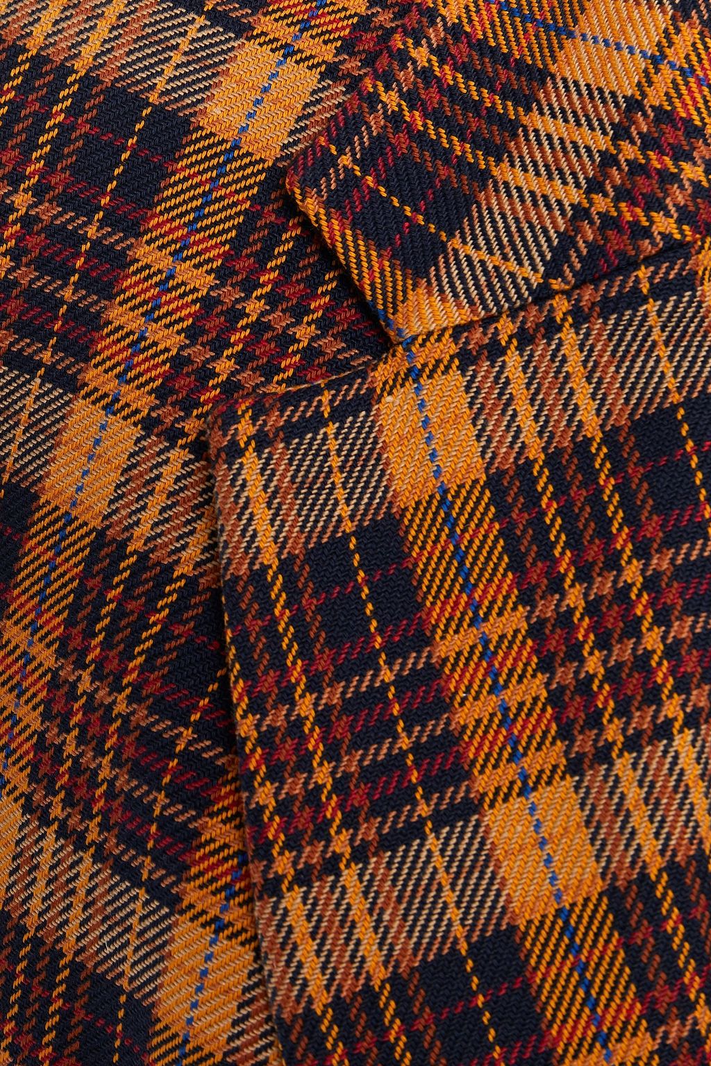 REMAIN BIRGER CHRISTENSEN Debbie double-breasted checked cotton-blend blazer