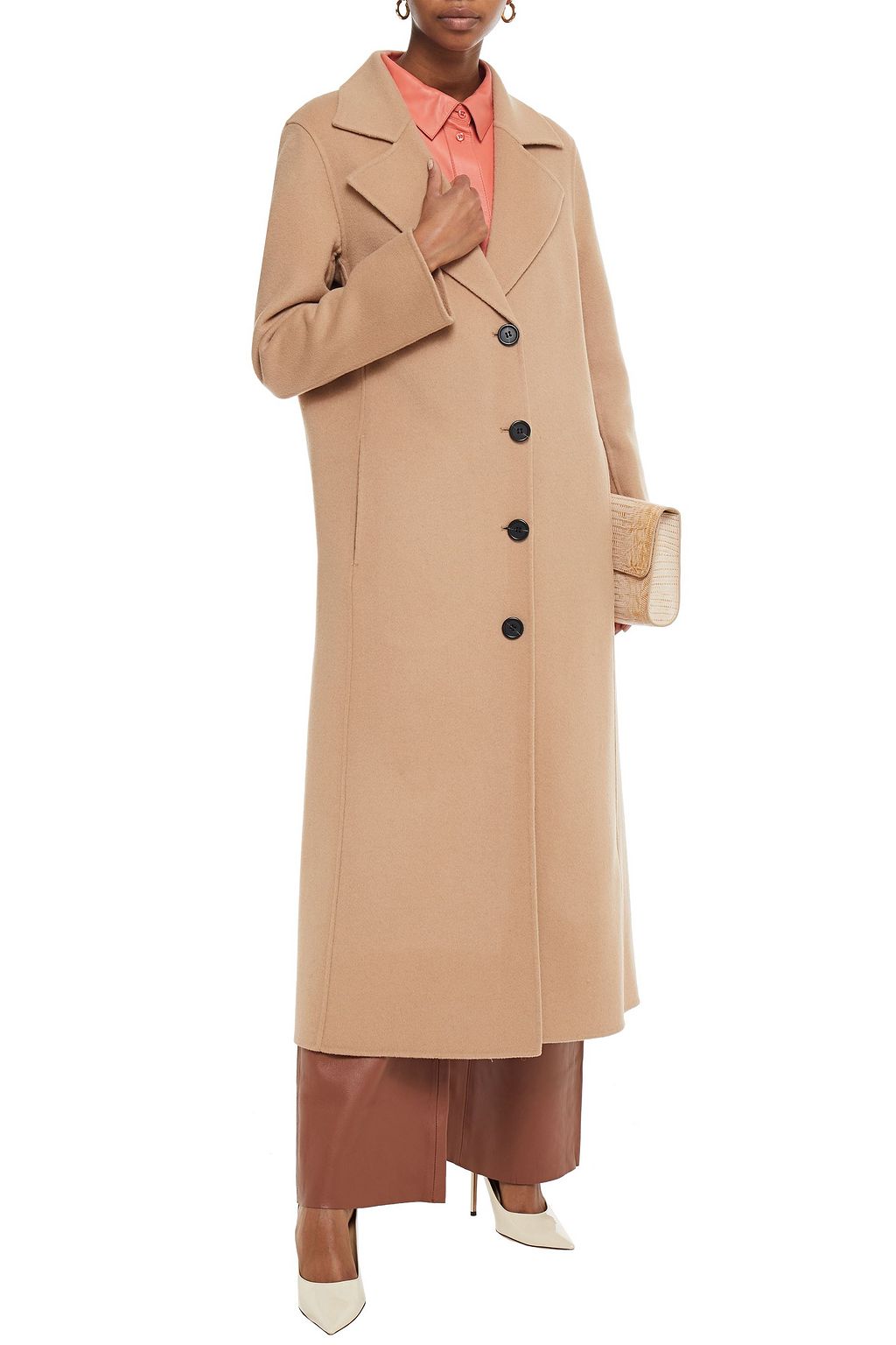 STAND STUDIO Wool-blend felt coat
