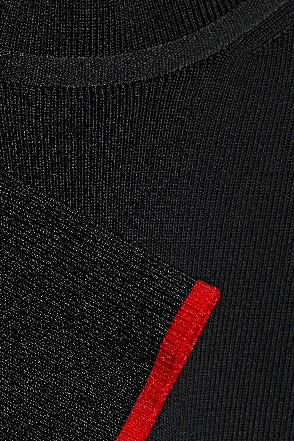 VICTORIA BECKHAM Cutout stretch-knit top