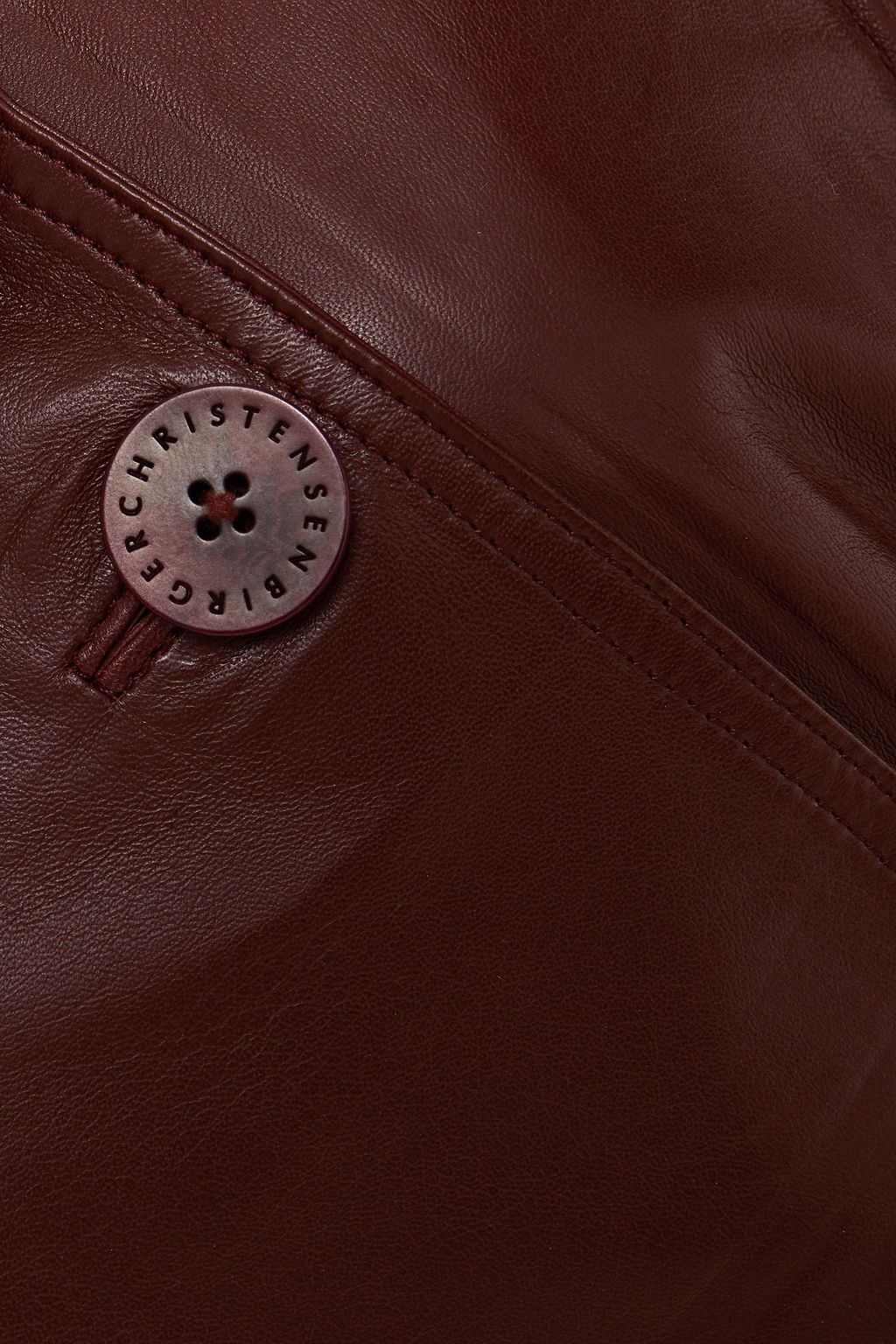 REMAIN BIRGER CHRISTENSEN Pirello leather trench coat