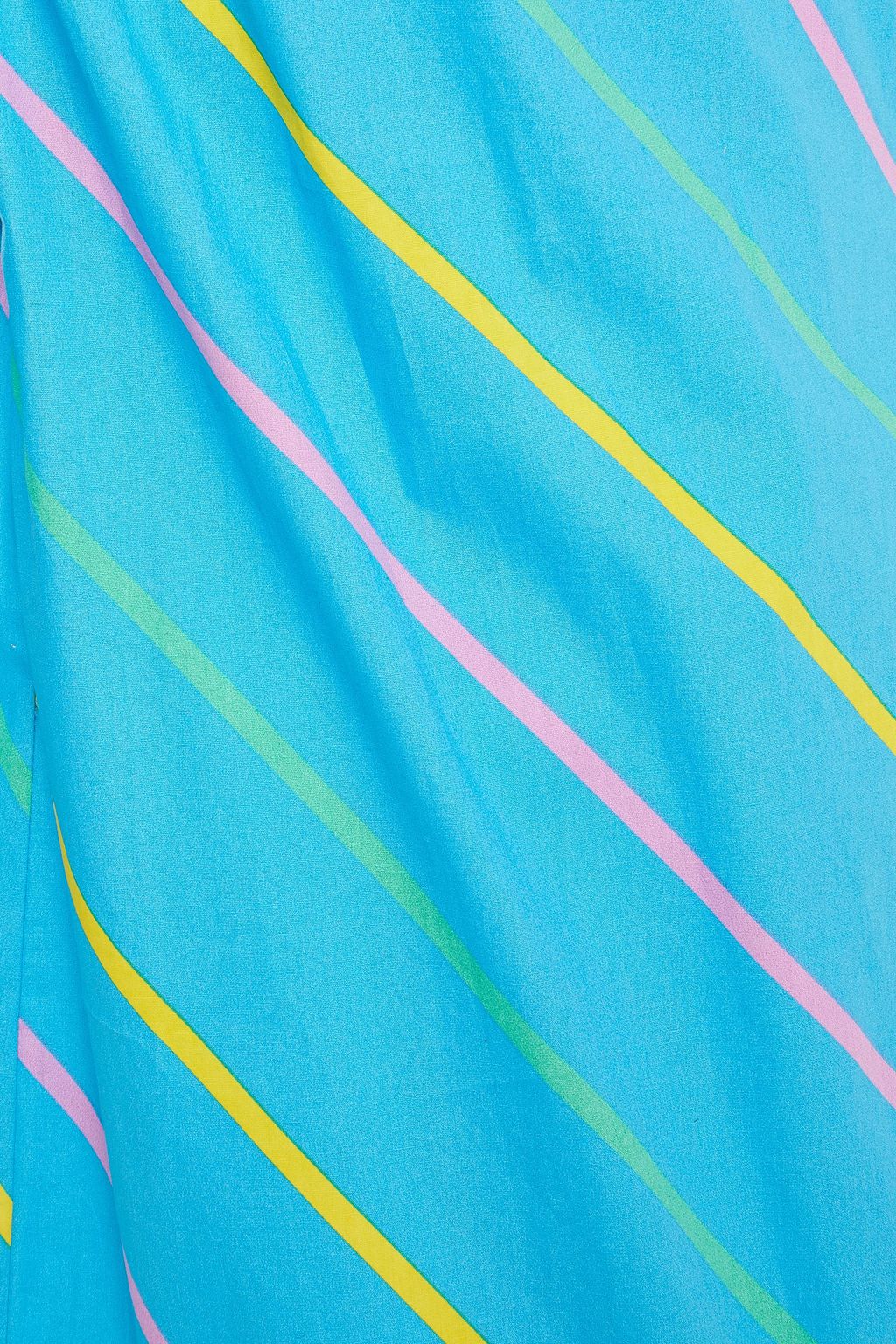 ROTATE BIRGER CHRISTENSEN Bridget striped cotton-poplin mini wrap dress