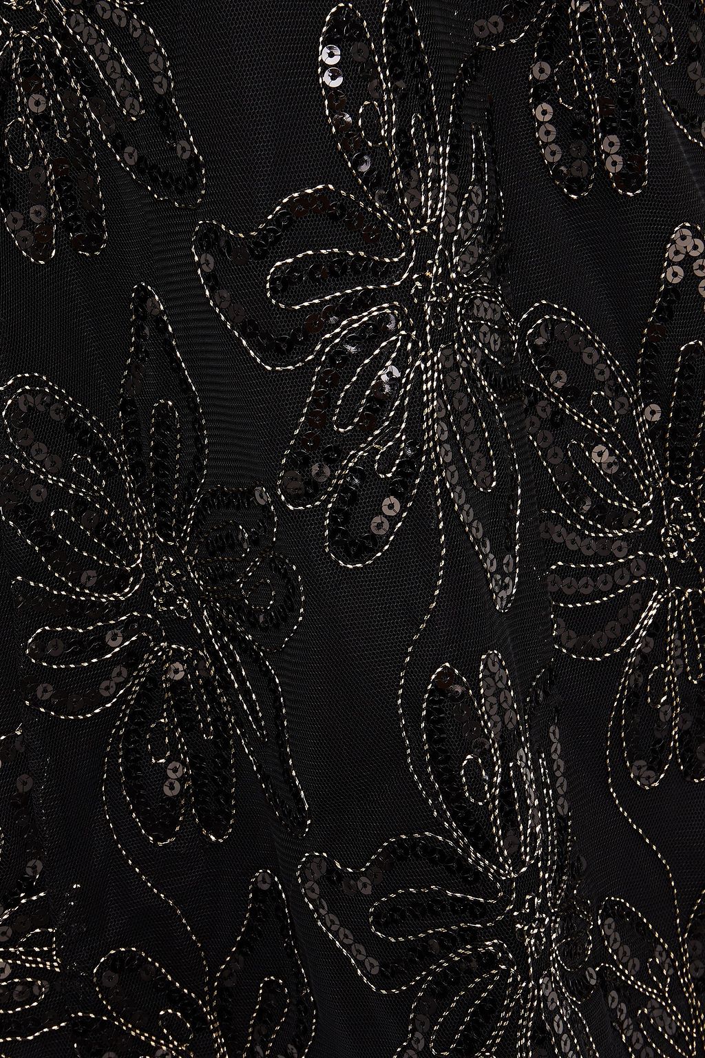 ROTATE BIRGER CHRISTENSEN Taffeta-paneled embellished embroidered tulle mini dress
