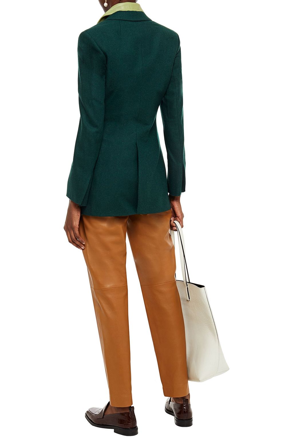 REMAIN BIRGER CHRISTENSEN Tyron brushed wool-blend felt blazer