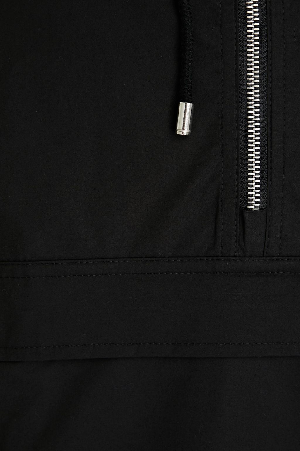 FRAME Cotton-blend hooded track jacket