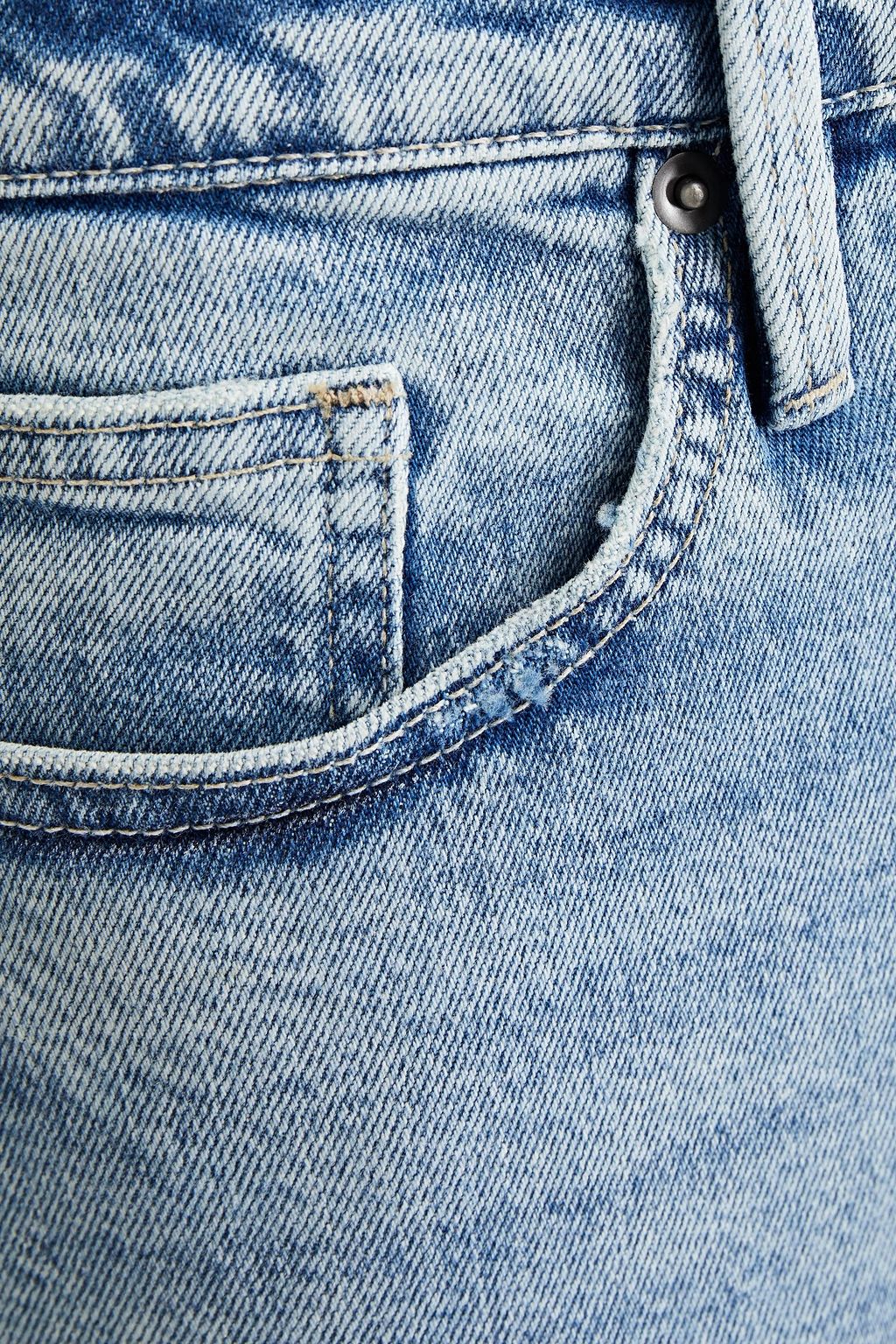 FRAME L'Homme slim-fit faded denim jeans