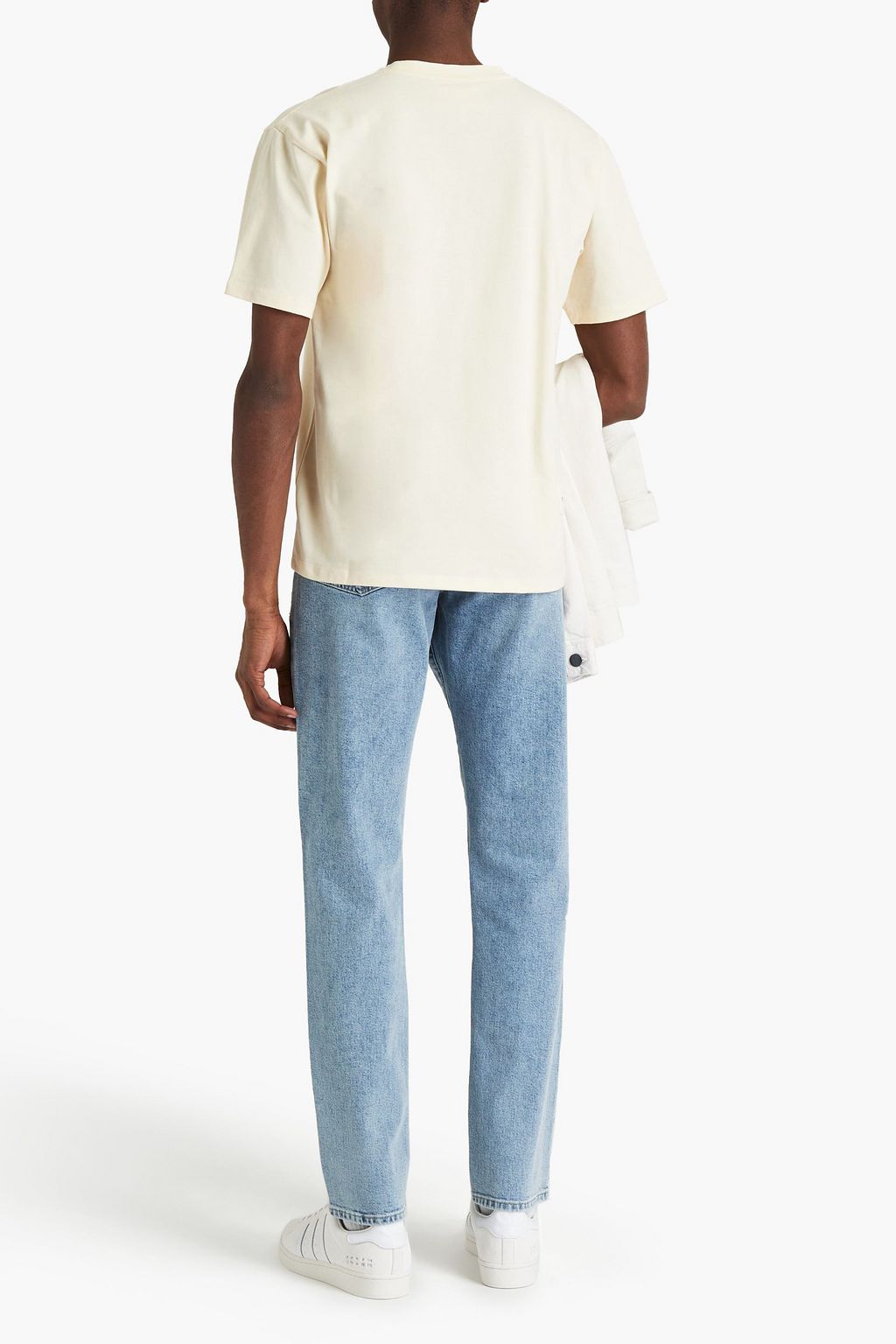FRAME L'Homme slim-fit faded denim jeans