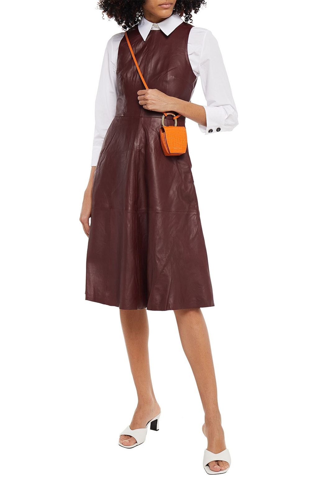 REMAIN BIRGER CHRISTENSEN Portia leather dress