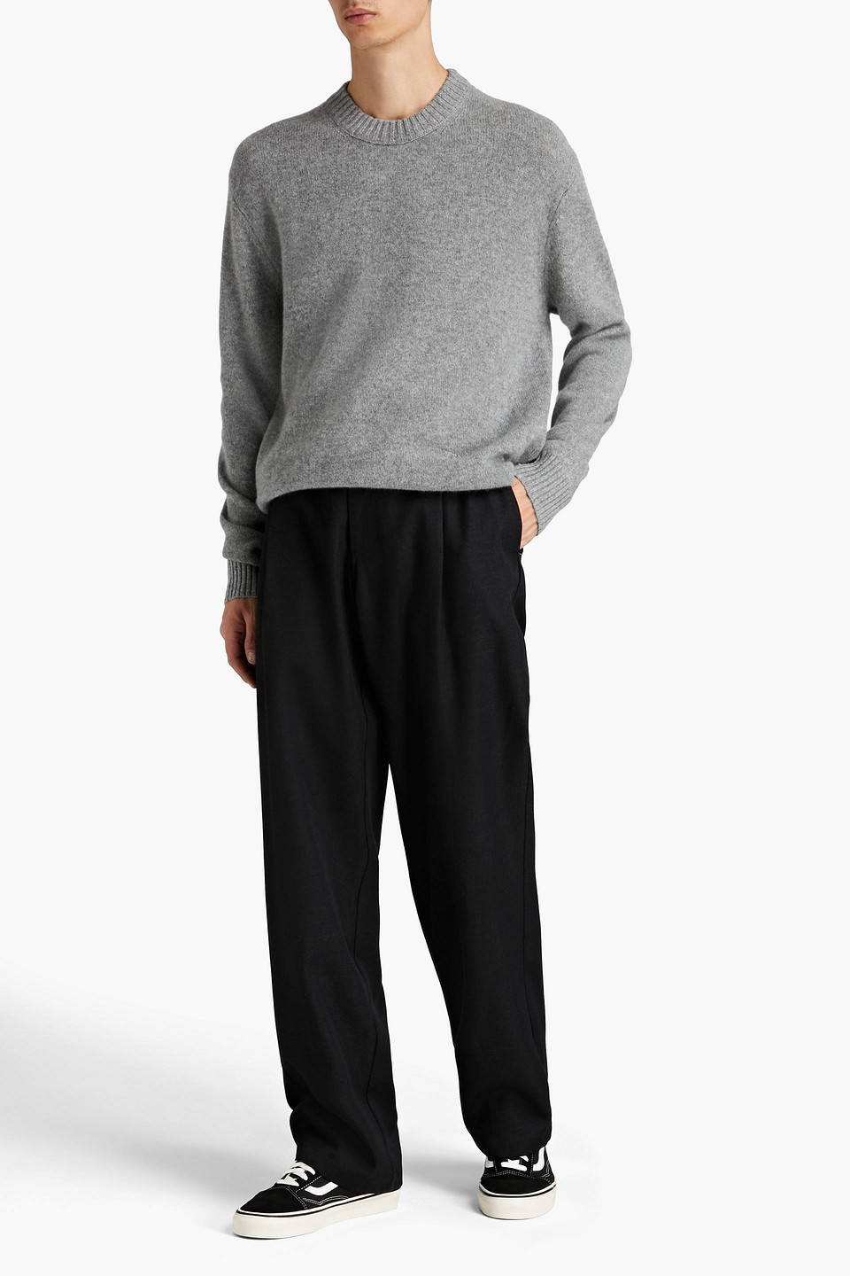  Frame - Melierter Kaschmirpullover - Grau - Xs 