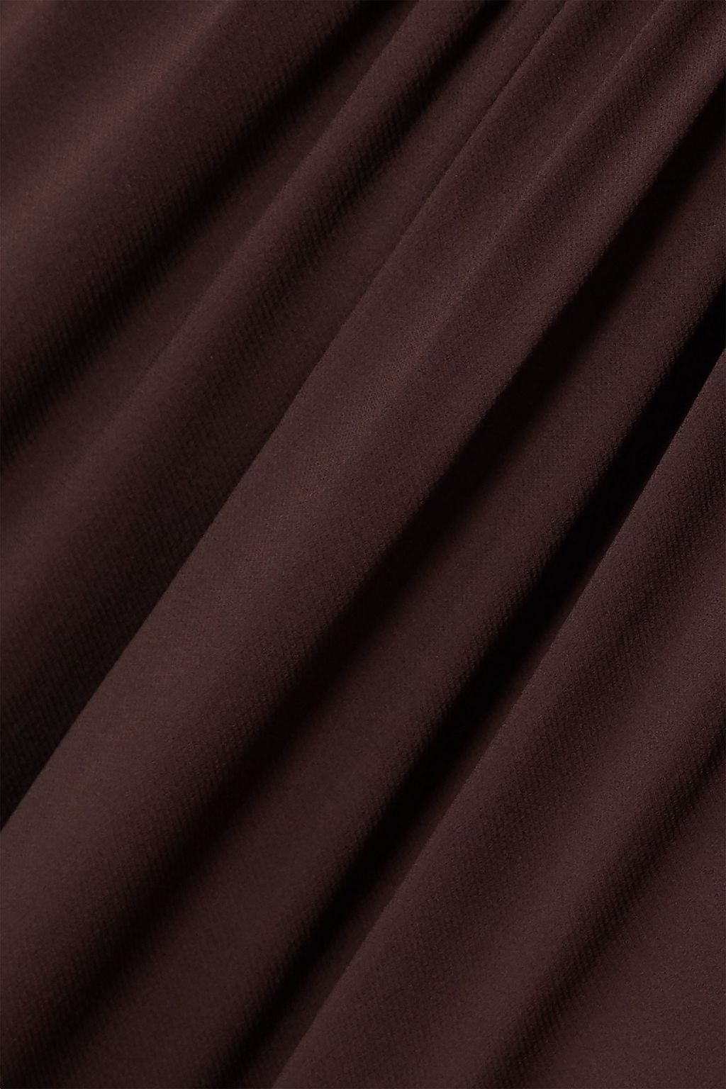 TOVE Wren gathered silk-georgette blouse