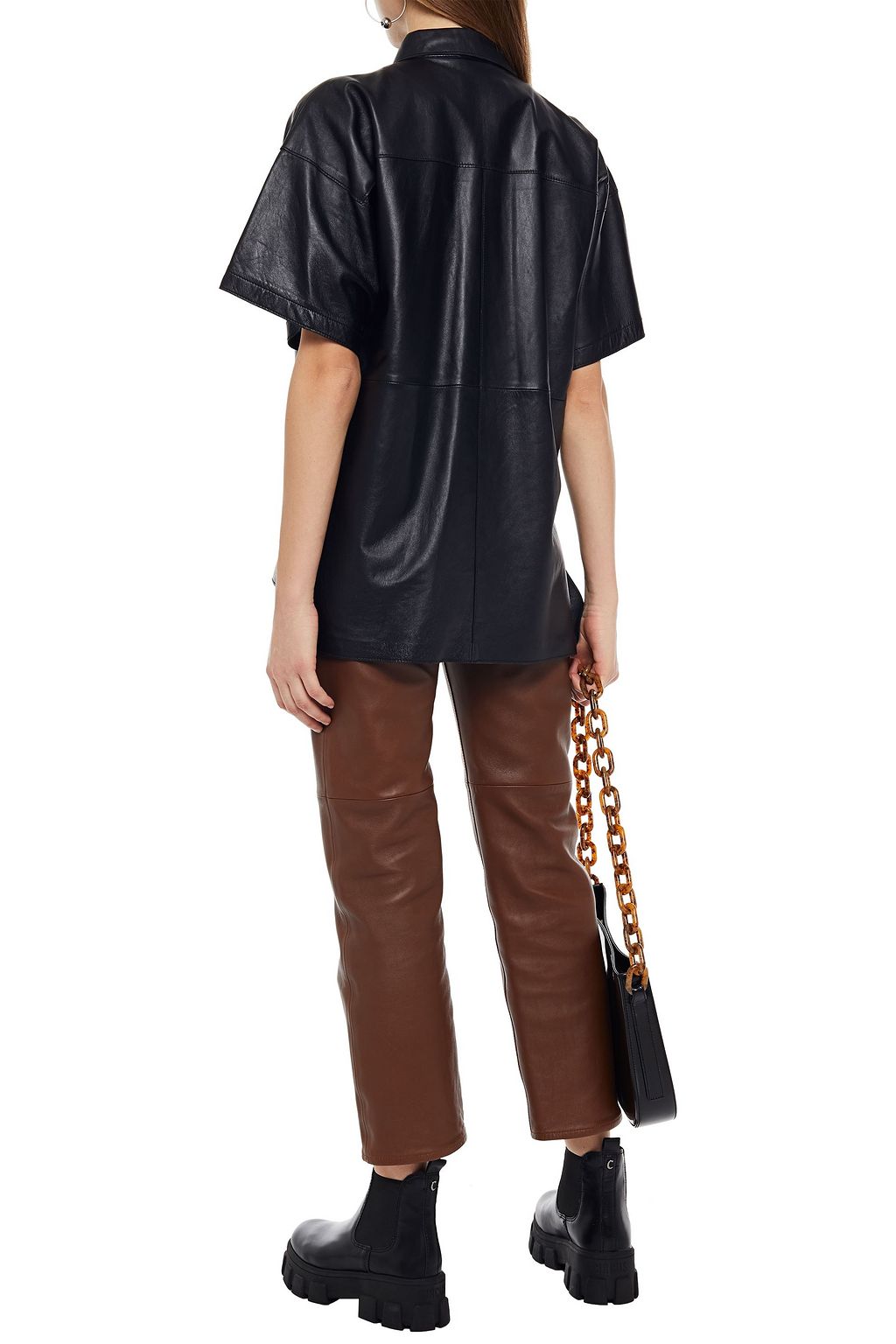 STAND STUDIO Leather shirt