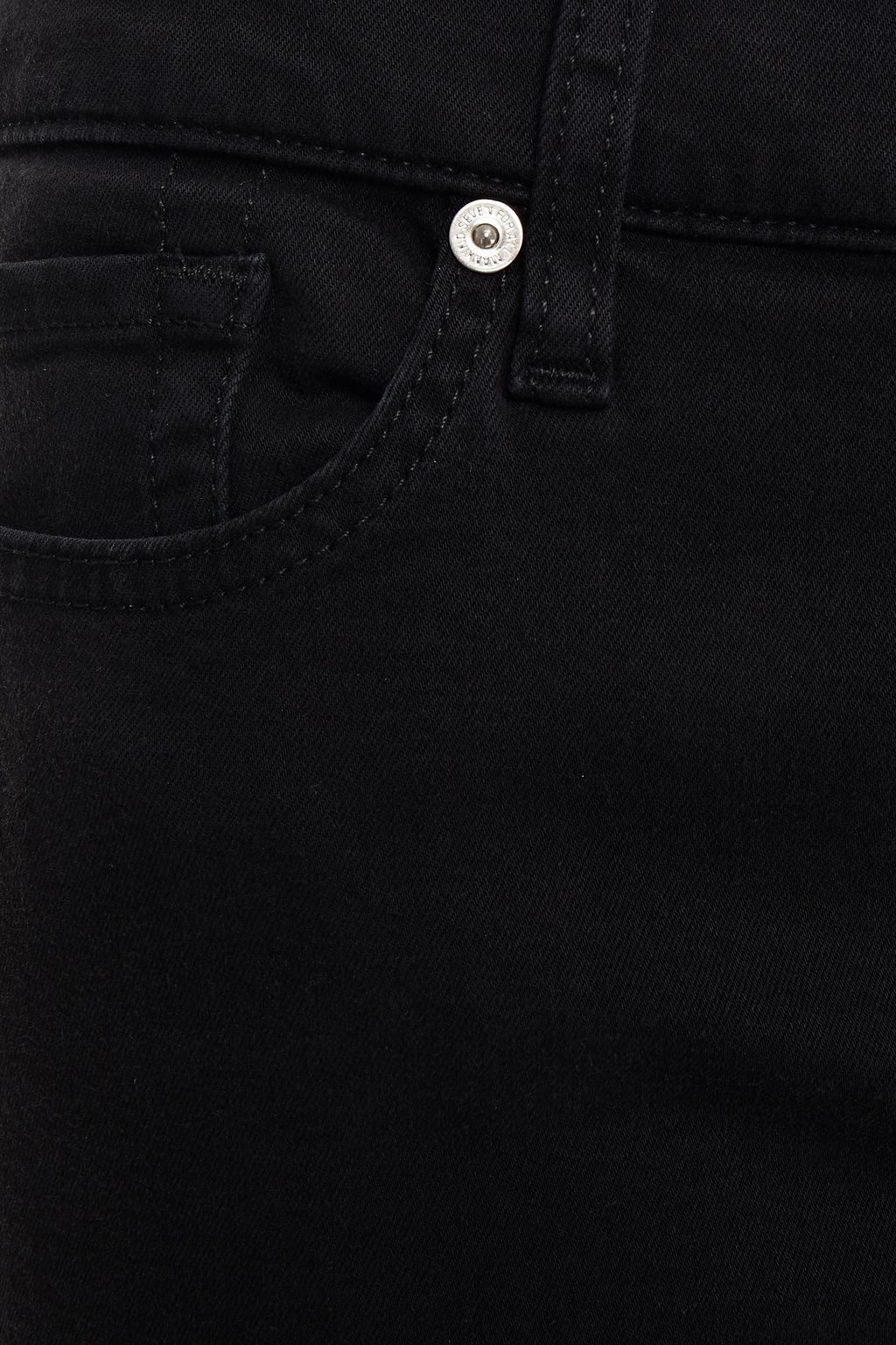 7 FOR ALL MANKIND Cropped high-rise slim-leg jeans