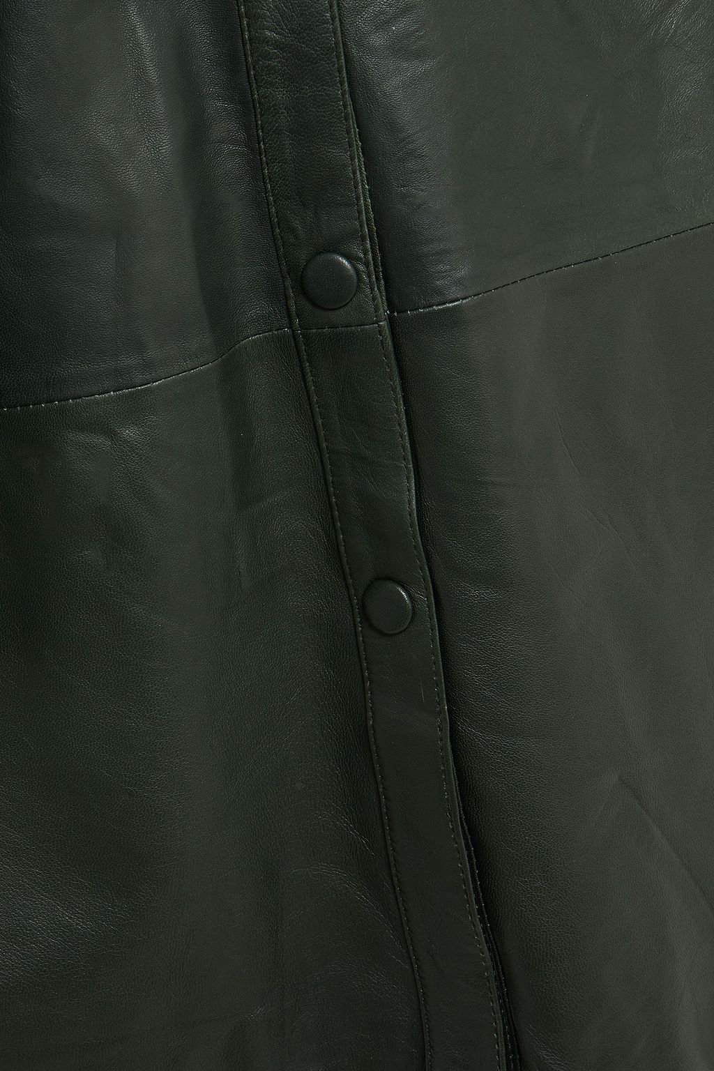 REMAIN BIRGER CHRISTENSEN Lavare belted leather shirt dress