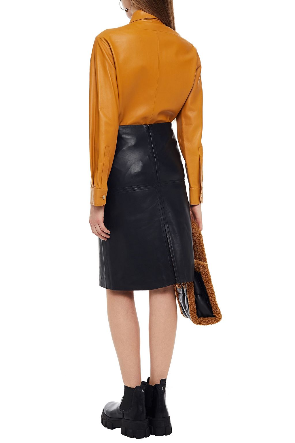 STAND STUDIO Leather skirt