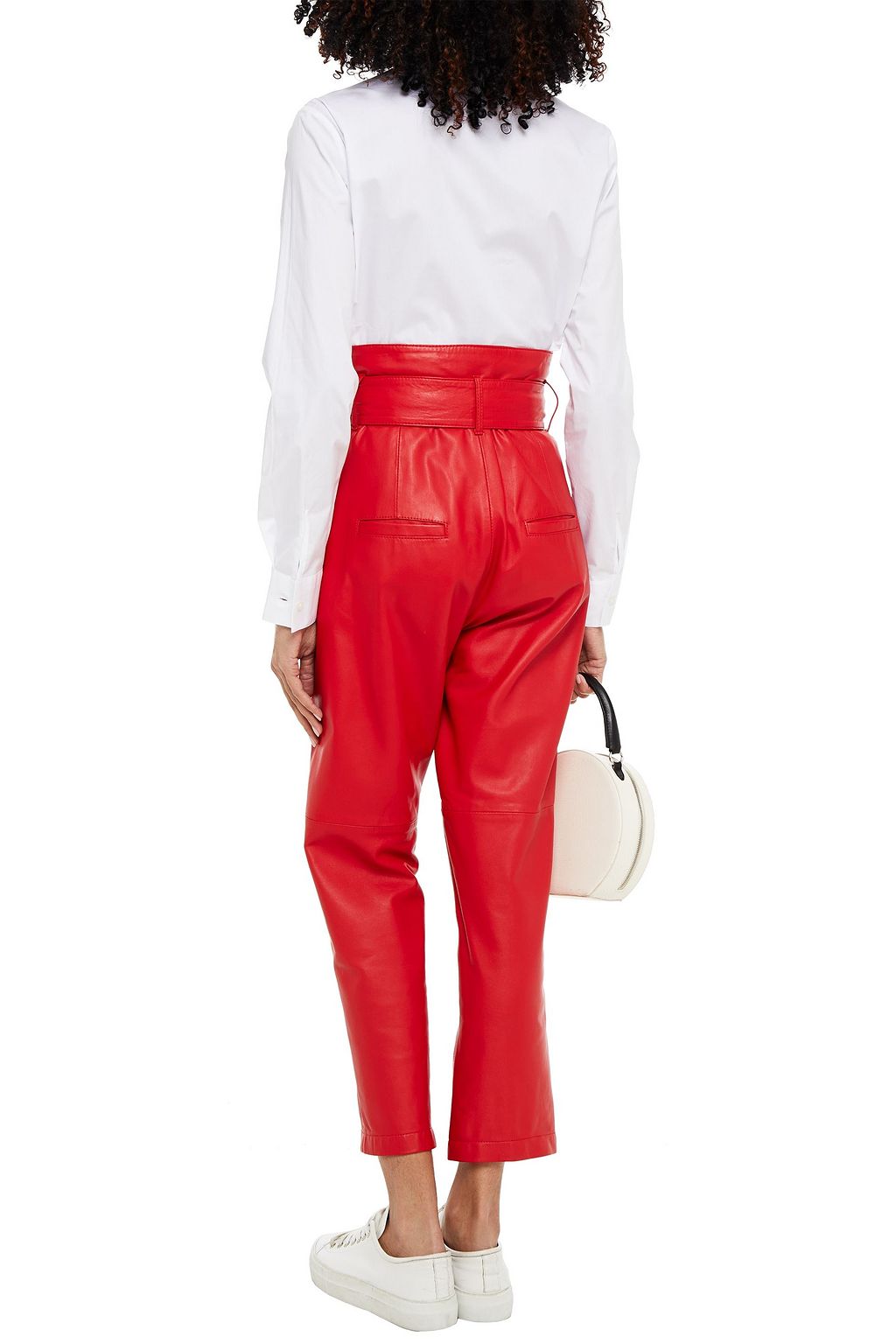 LOVE MOSCHINO Glittered printed stretch-cotton poplin shirt