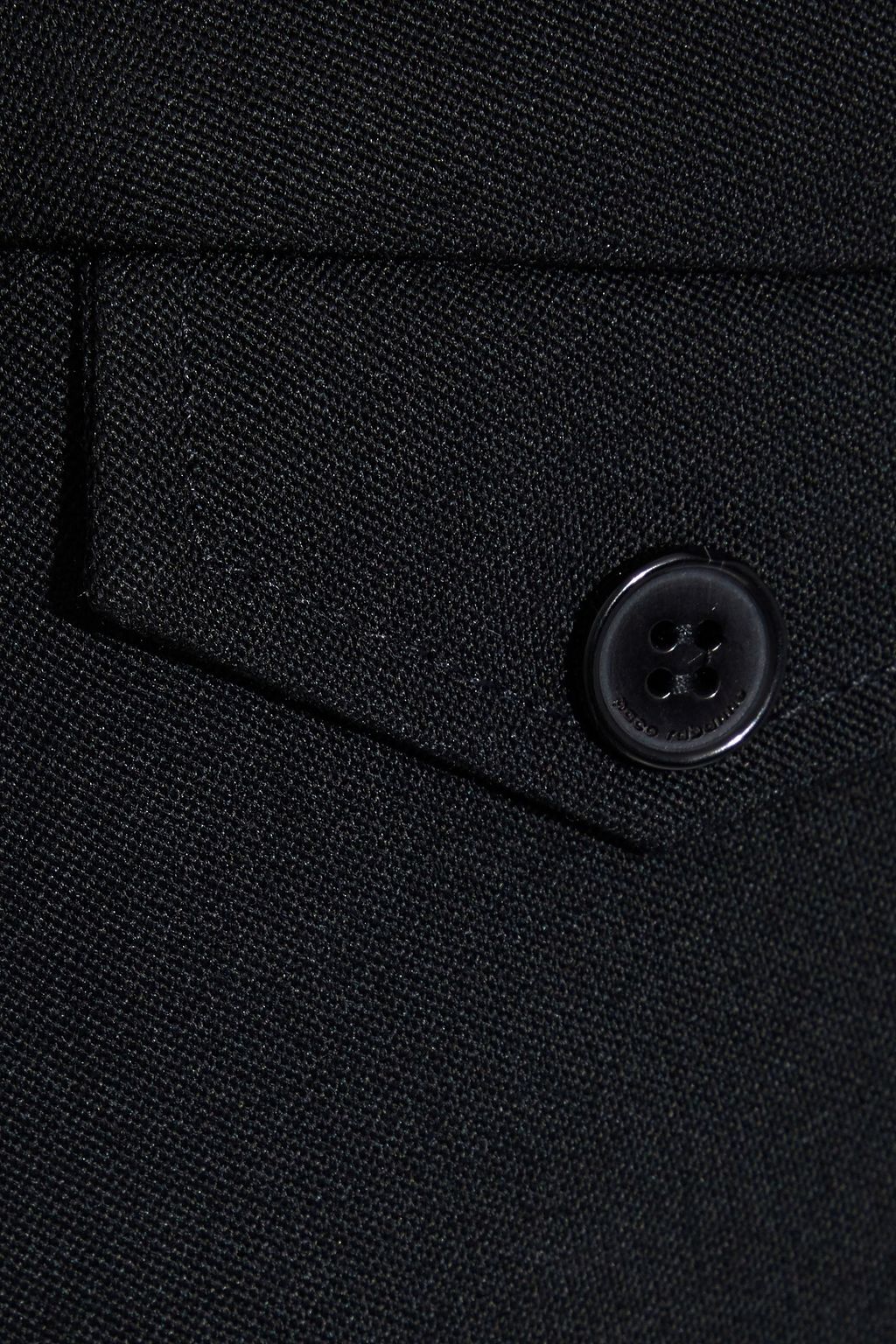 RABANNE Wool-crepe straight-leg pants