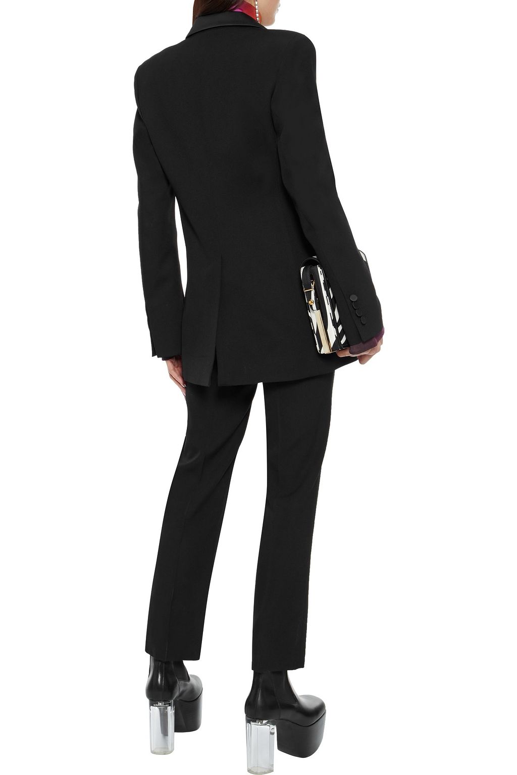 RABANNE Wool-crepe straight-leg pants