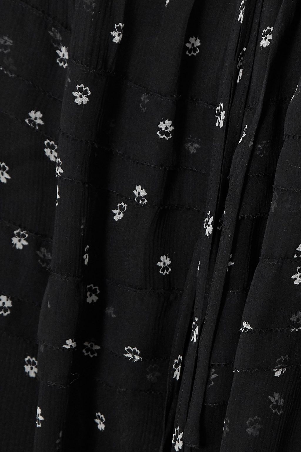 LEE MATHEWS Hattie ruffled floral-print silk-chiffon maxi dress