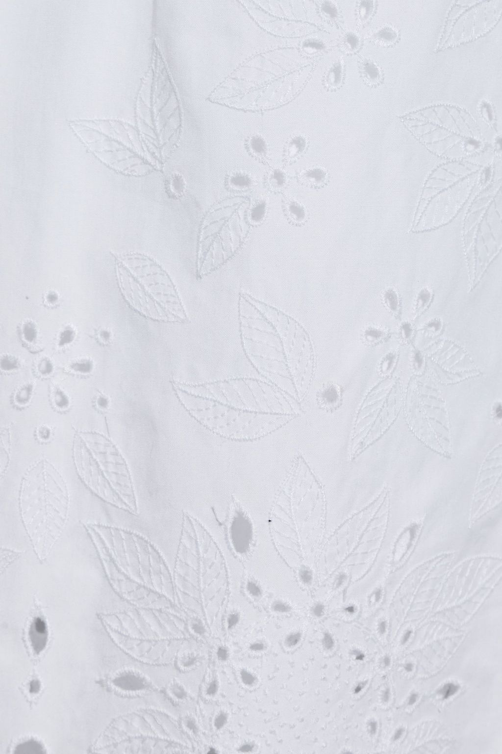 RABANNE Broderie anglaise cotton-poplin shirt
