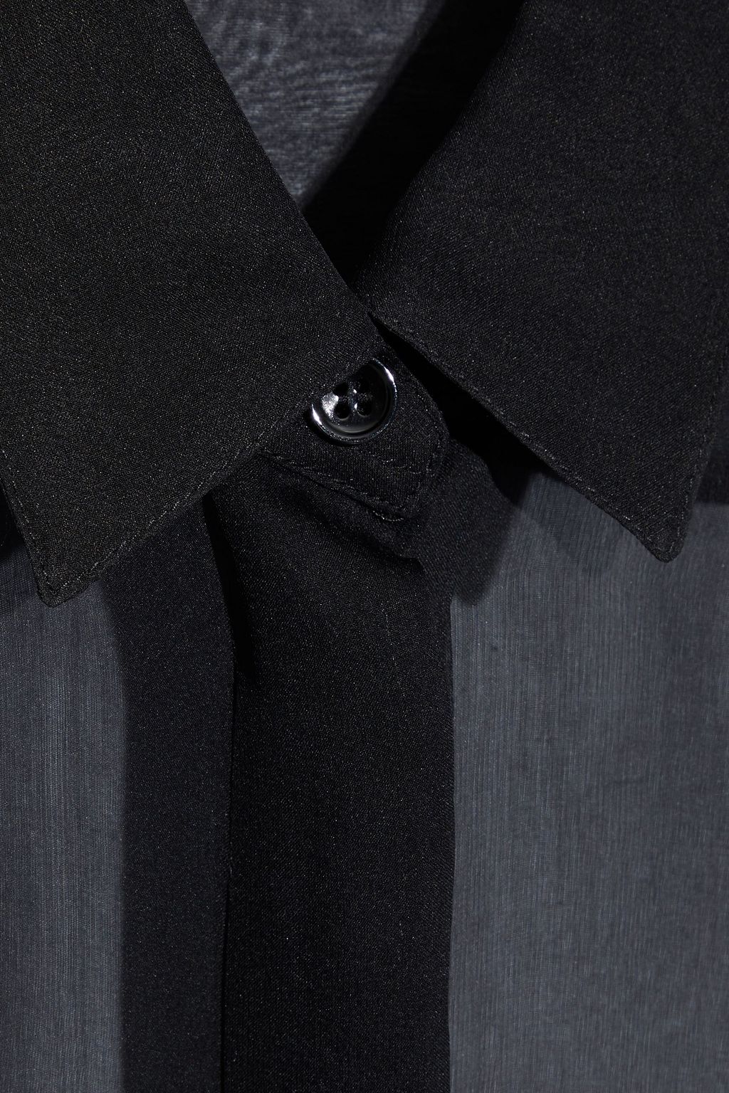 SAINT LAURENT Silk-chiffon shirt