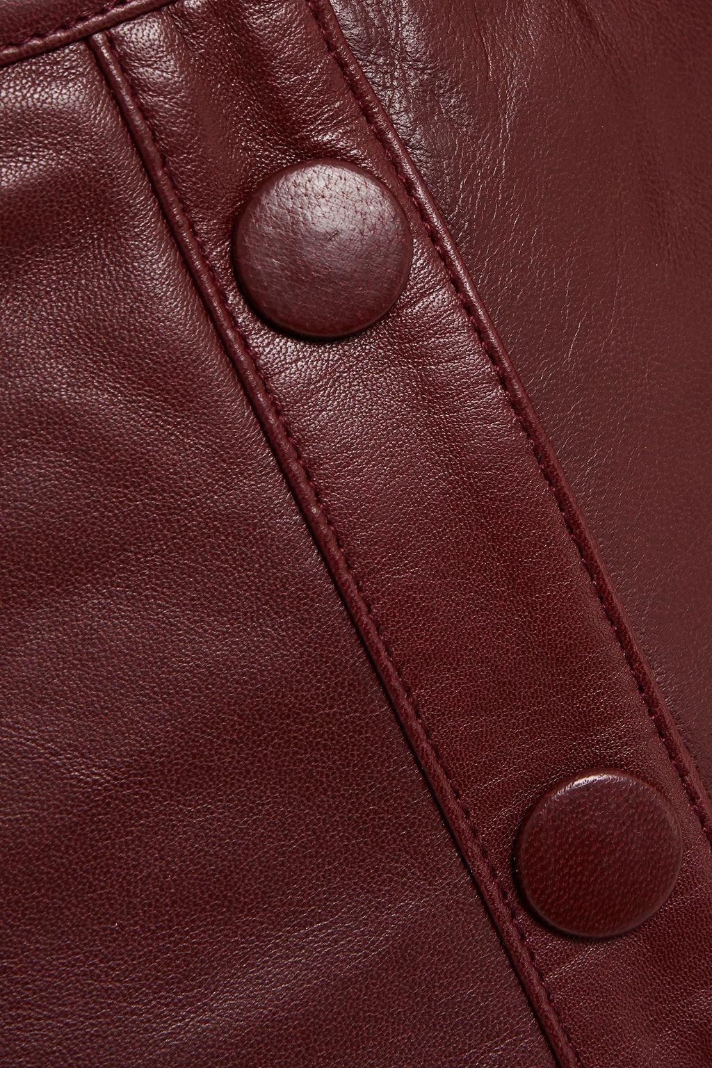 REMAIN BIRGER CHRISTENSEN Bellis leather skirt
