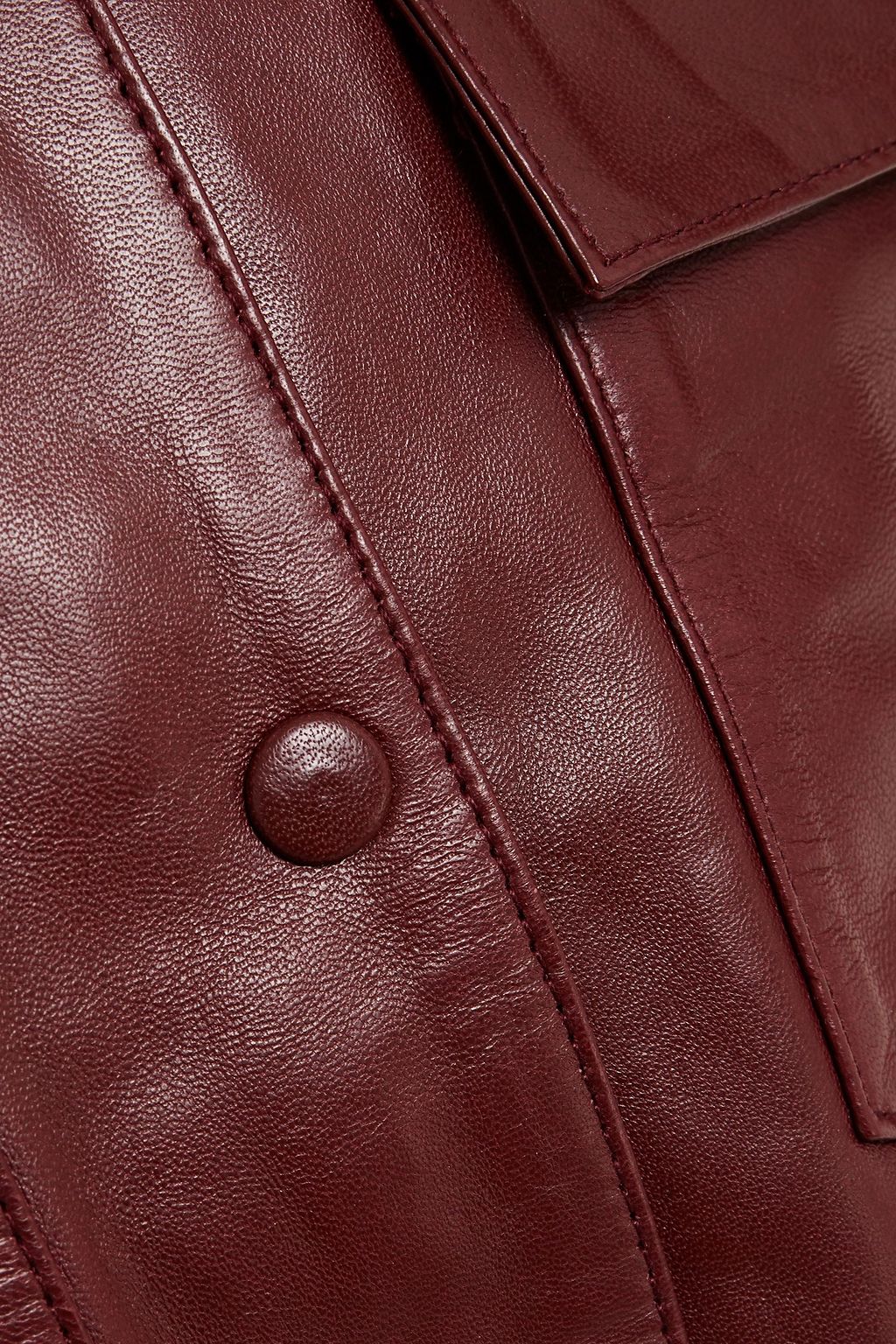 REMAIN BIRGER CHRISTENSEN Sienna leather shirt