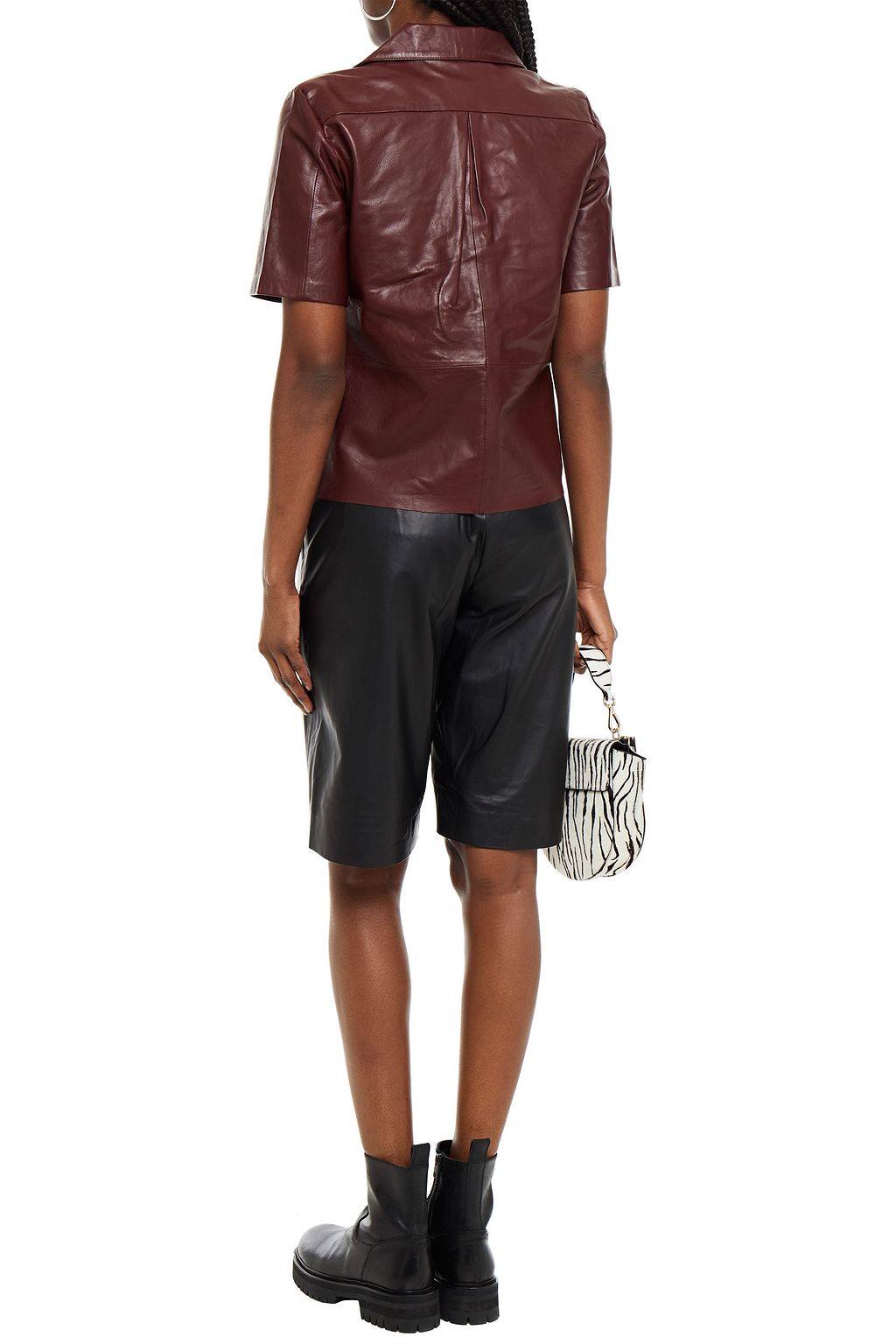 REMAIN BIRGER CHRISTENSEN Sienna leather shirt