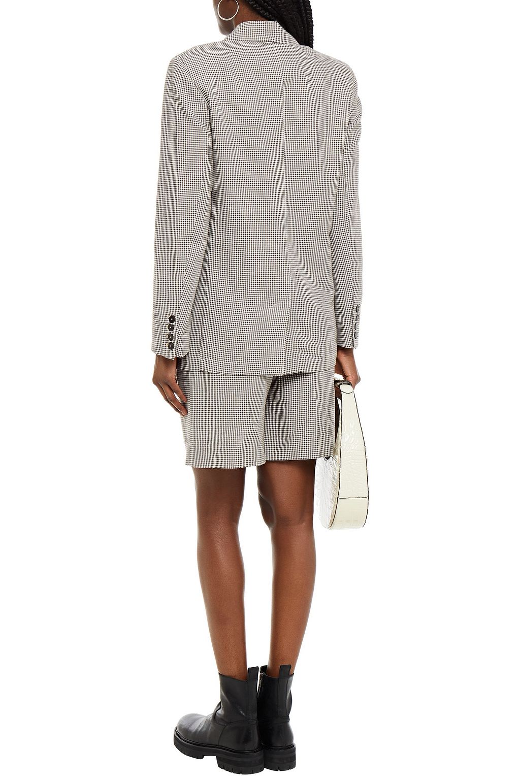 REMAIN BIRGER CHRISTENSEN Vivi checked woven blazer