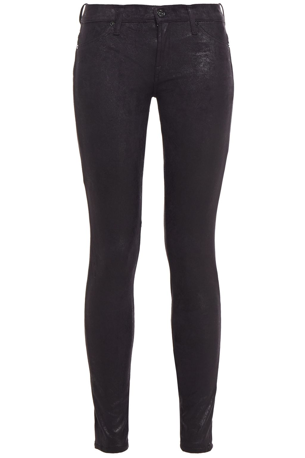Black Faux suede skinny pants | Sale up 