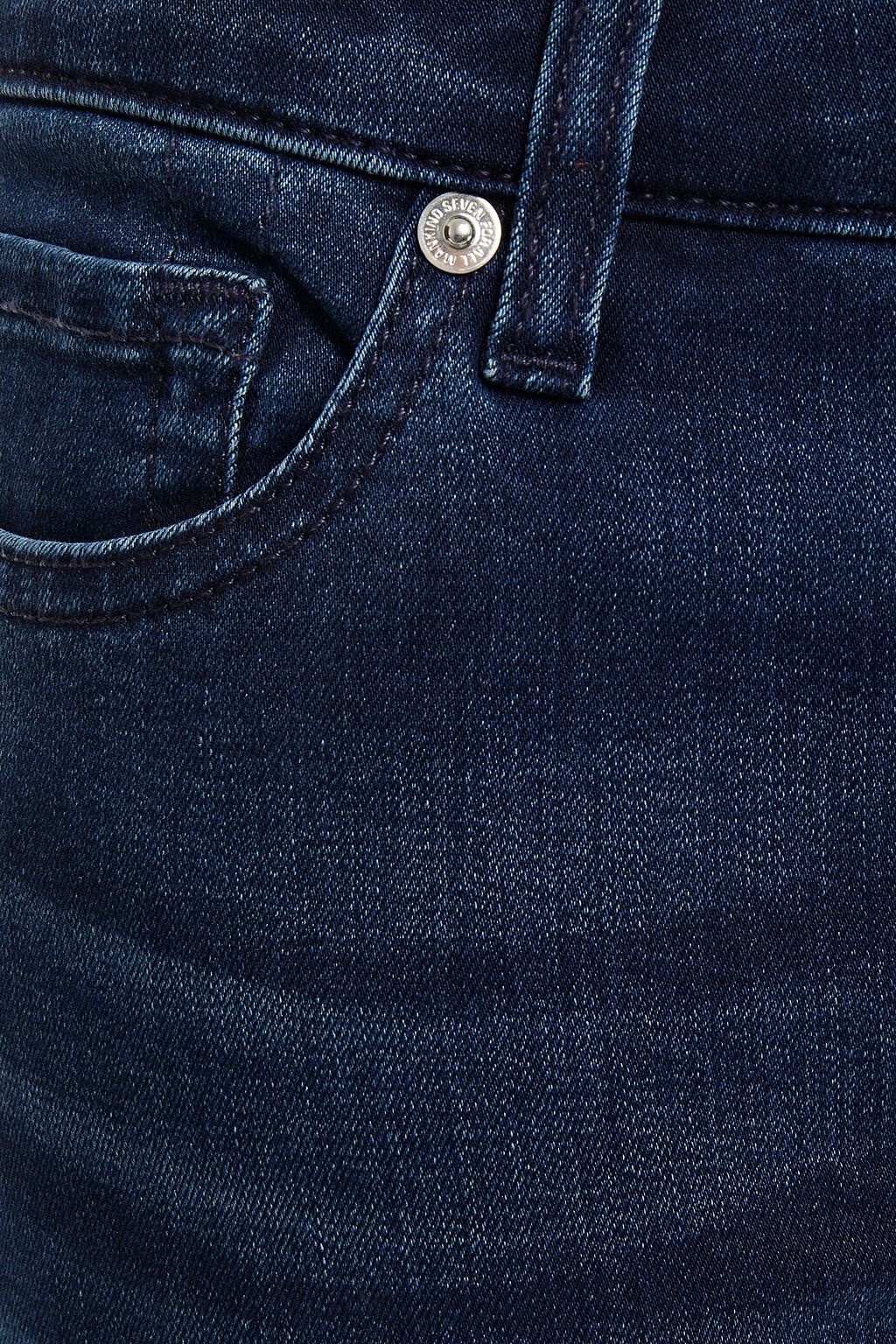 7 FOR ALL MANKIND Mid-rise slim-leg jeans