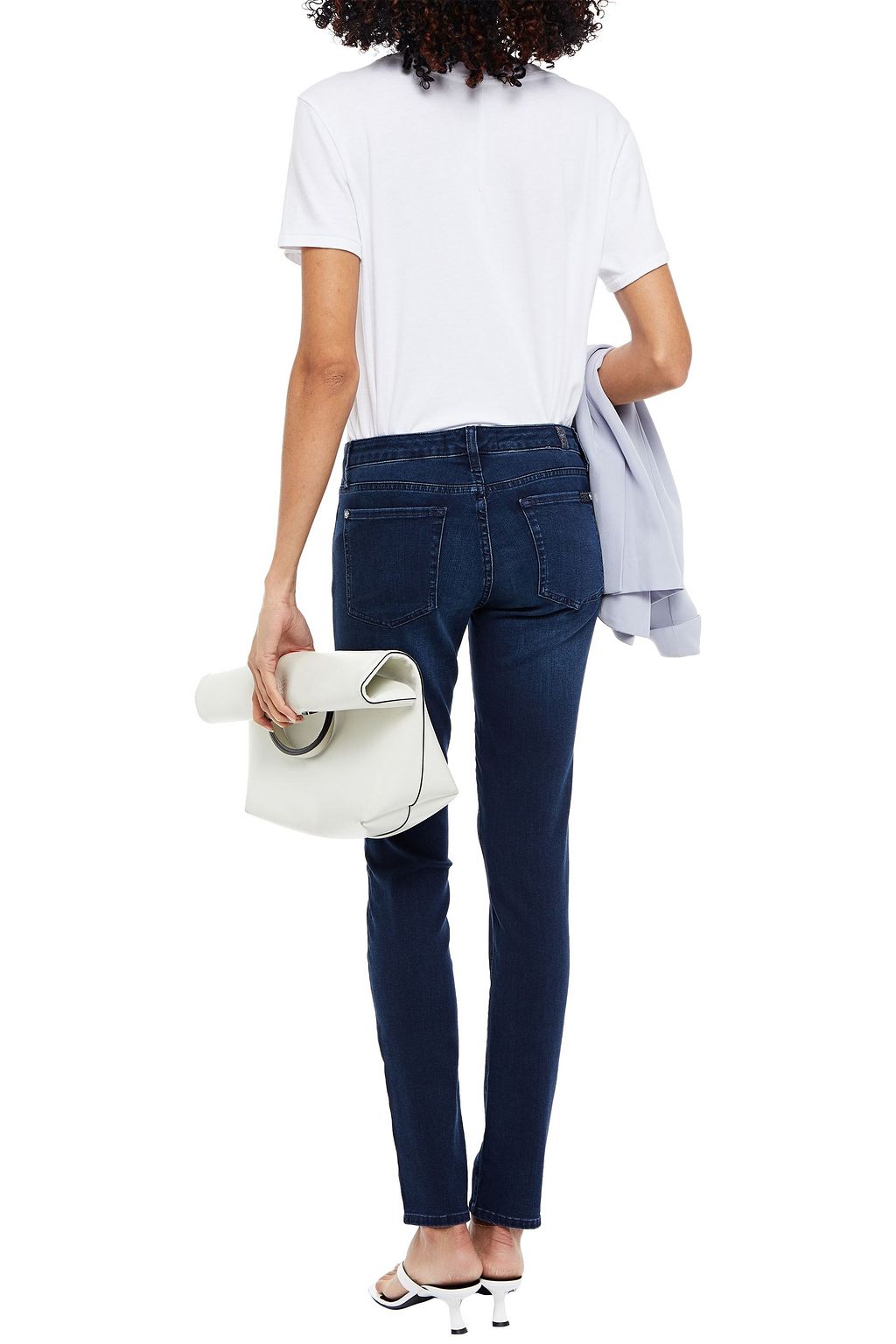 7 FOR ALL MANKIND Mid-rise slim-leg jeans