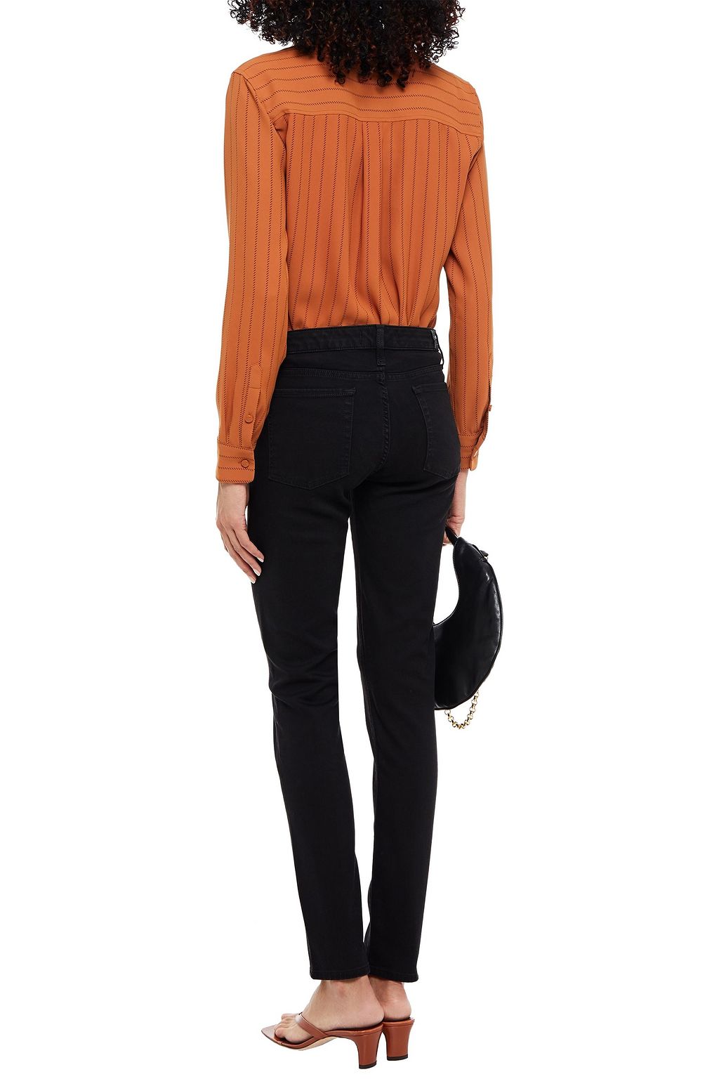 7 FOR ALL MANKIND Mid-rise slim-leg jeans