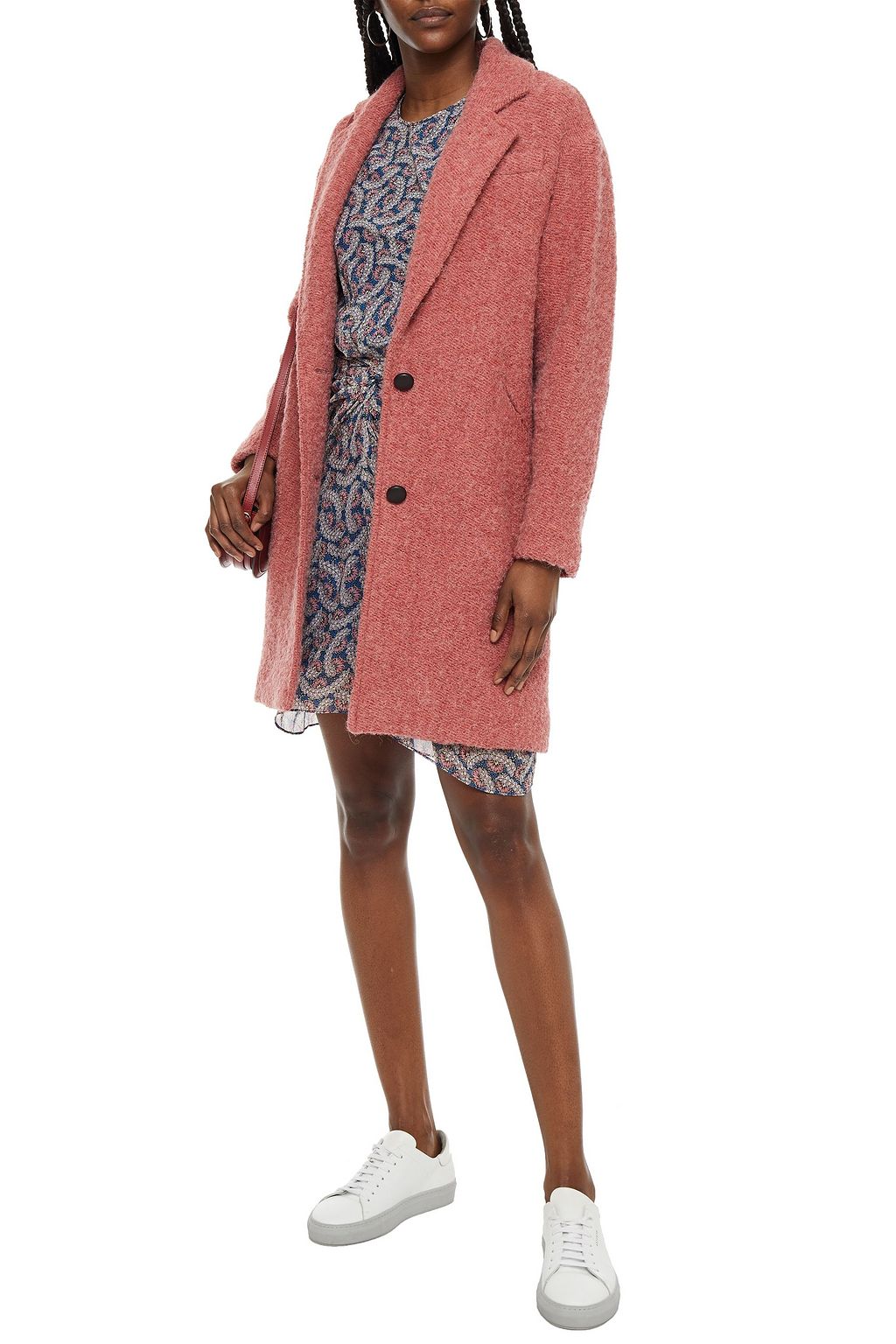 MARANT ÉTOILE Dante brushed bouclé coat