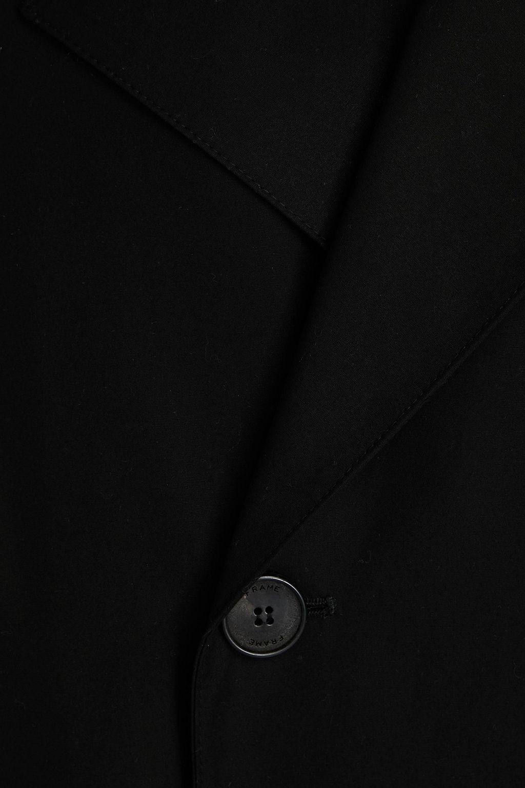FRAME Double-breasted cotton-twill trench coat