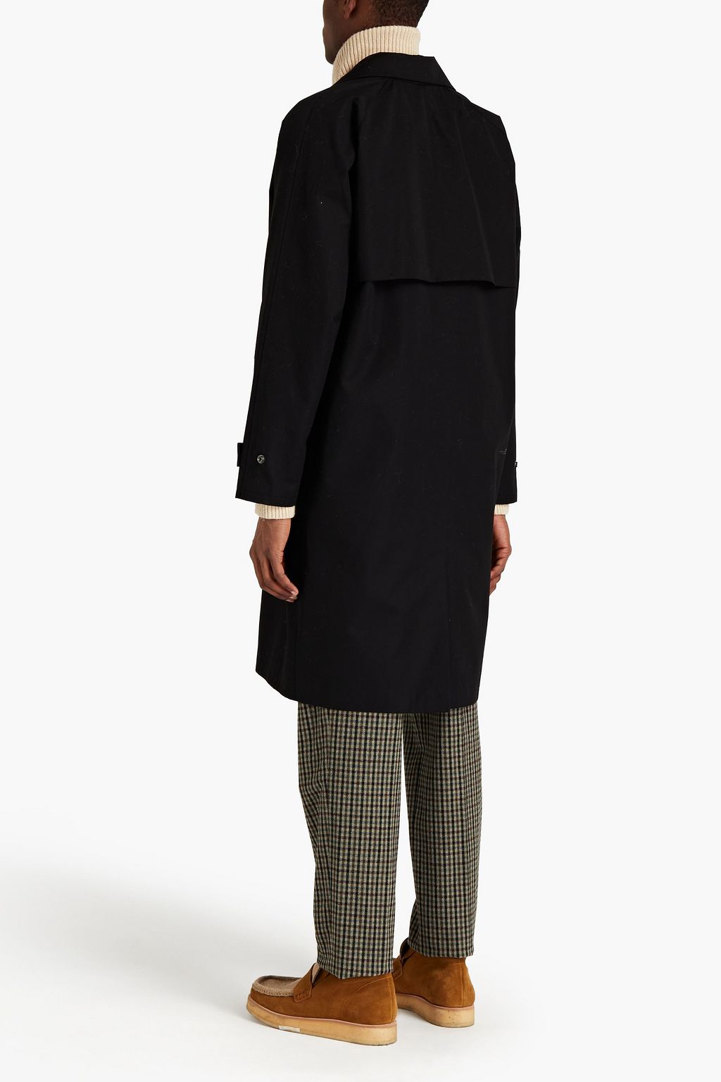 FRAME Double-breasted cotton-twill trench coat