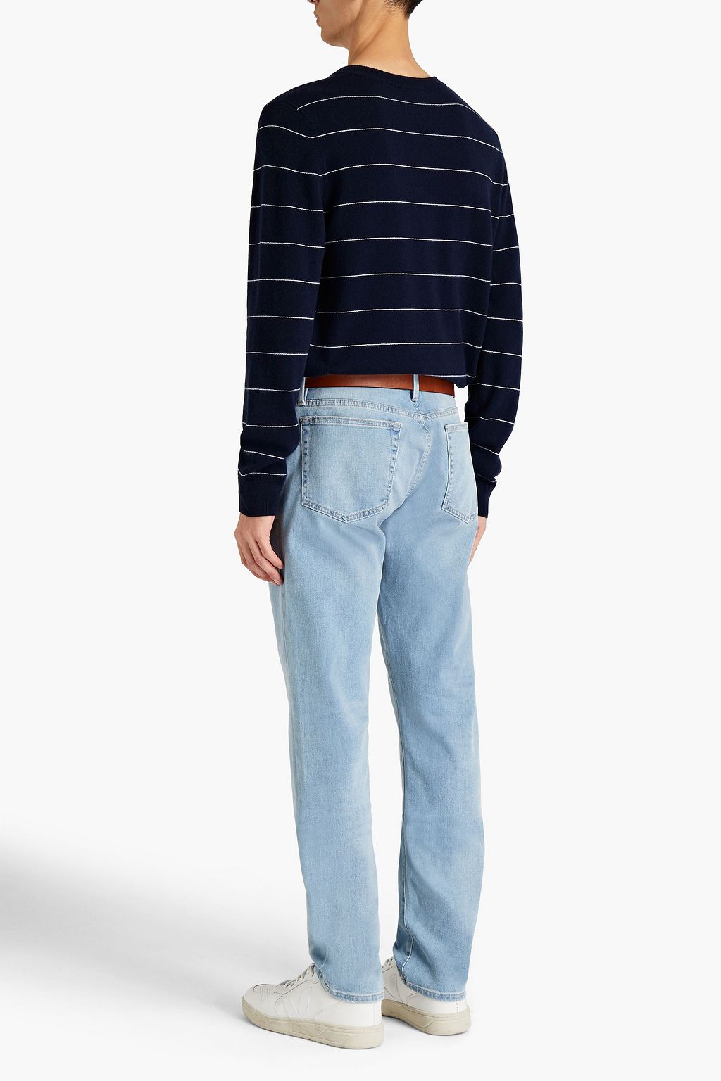 FRAME L'Homme slim-fit faded denim jeans