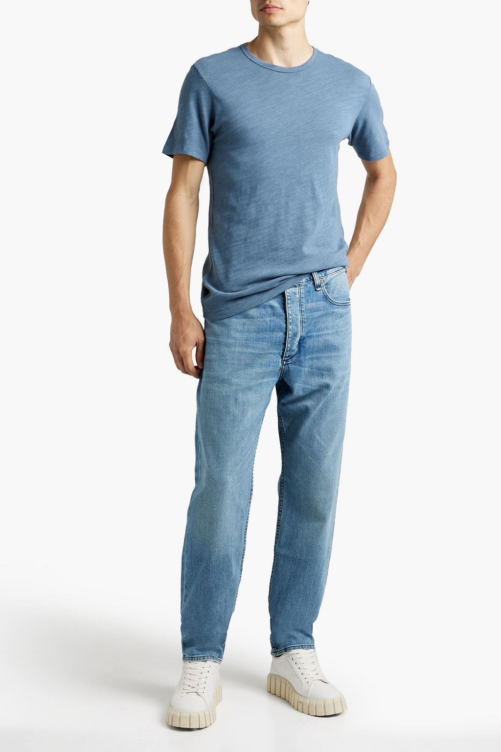 RAG & BONE Slub organic cotton-jersey T-shirt