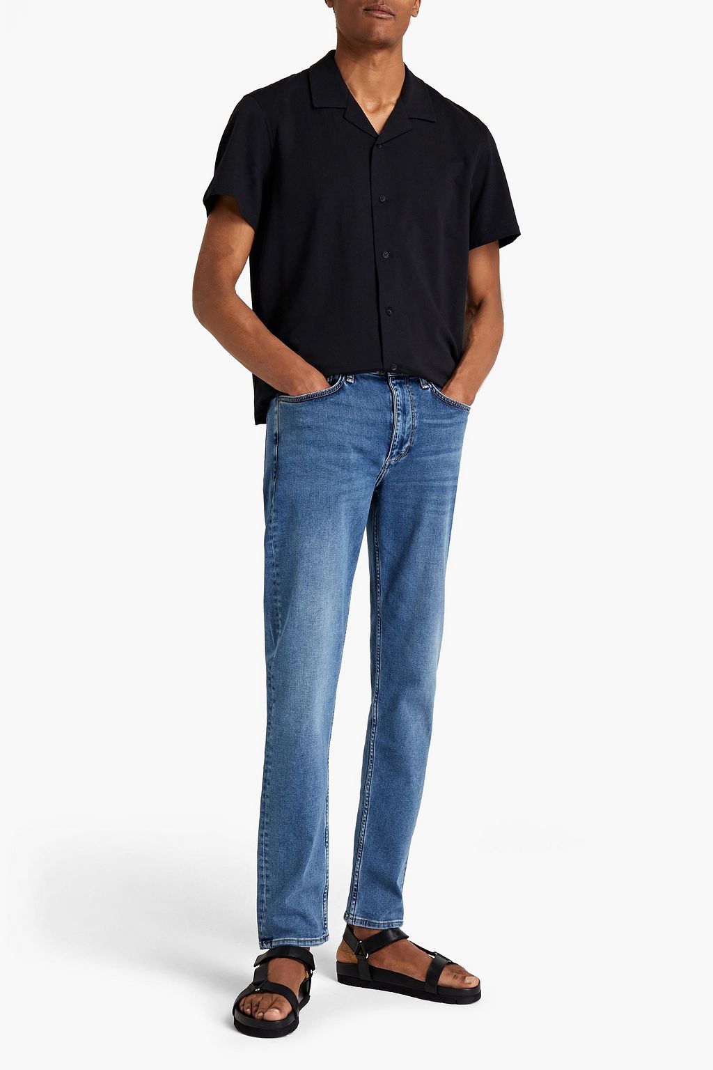 RAG & BONE Avery French cotton-terry shirt